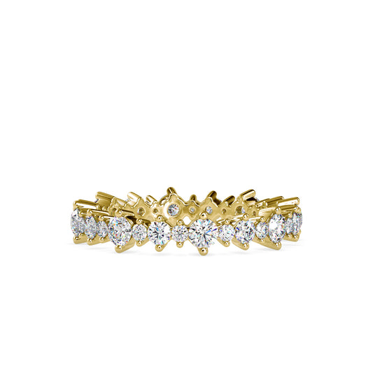 Magic Radiance Redefined Gold & sparkle Diamond Ring