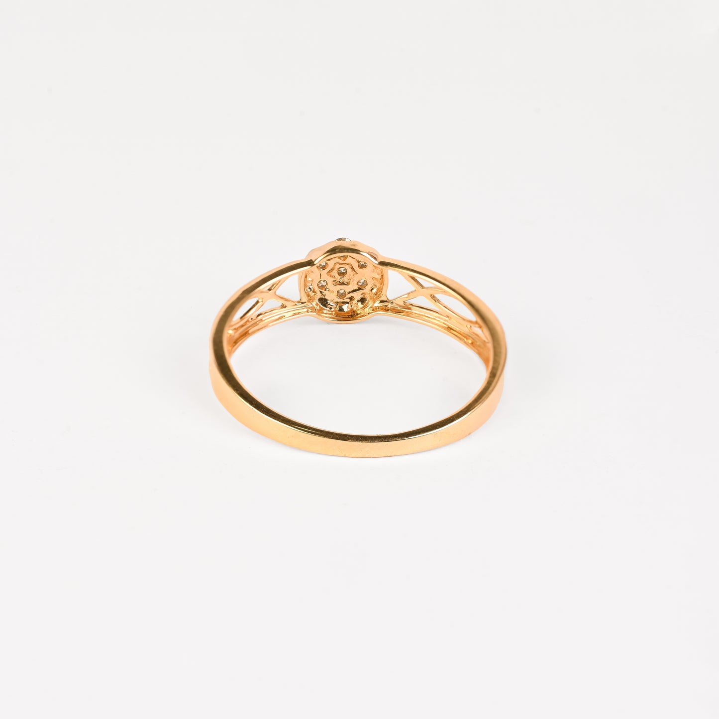 Magic Vintage Soft Folwer Diamond Ring