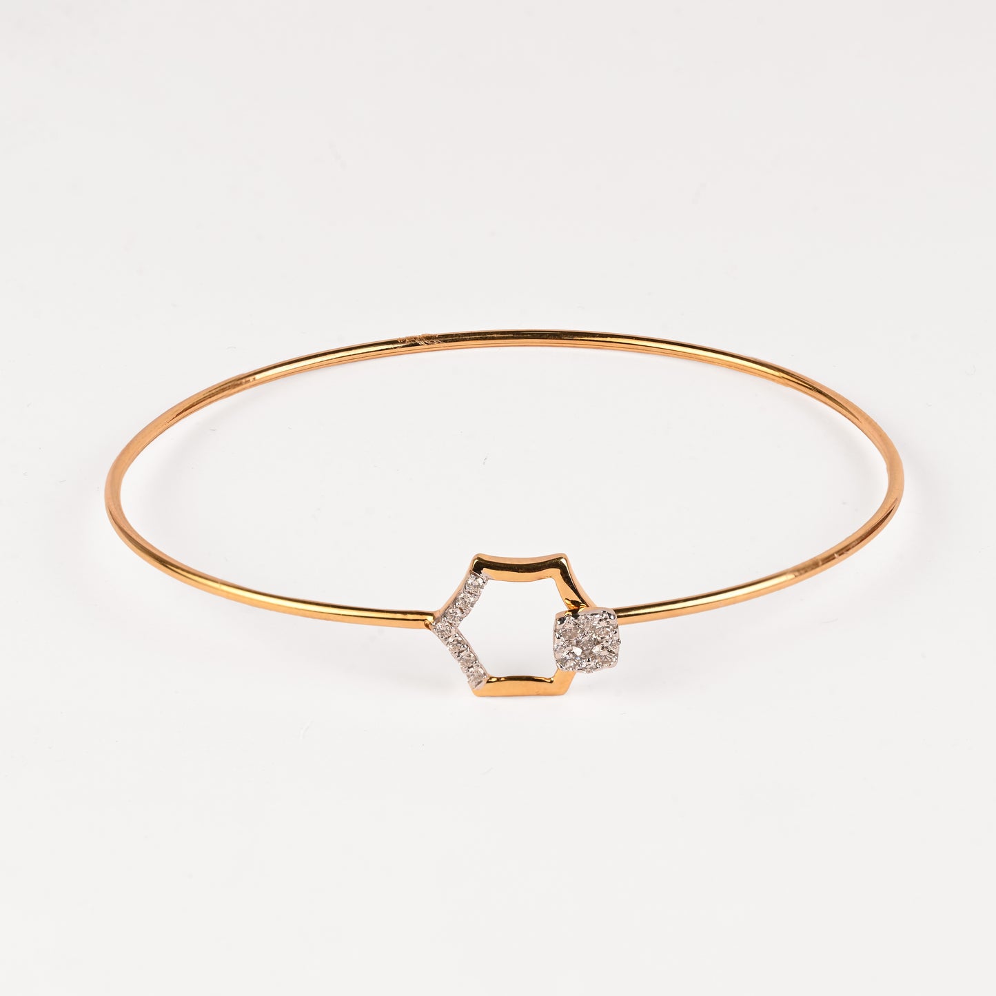 Magic Pentasquare Bangle Bracelet