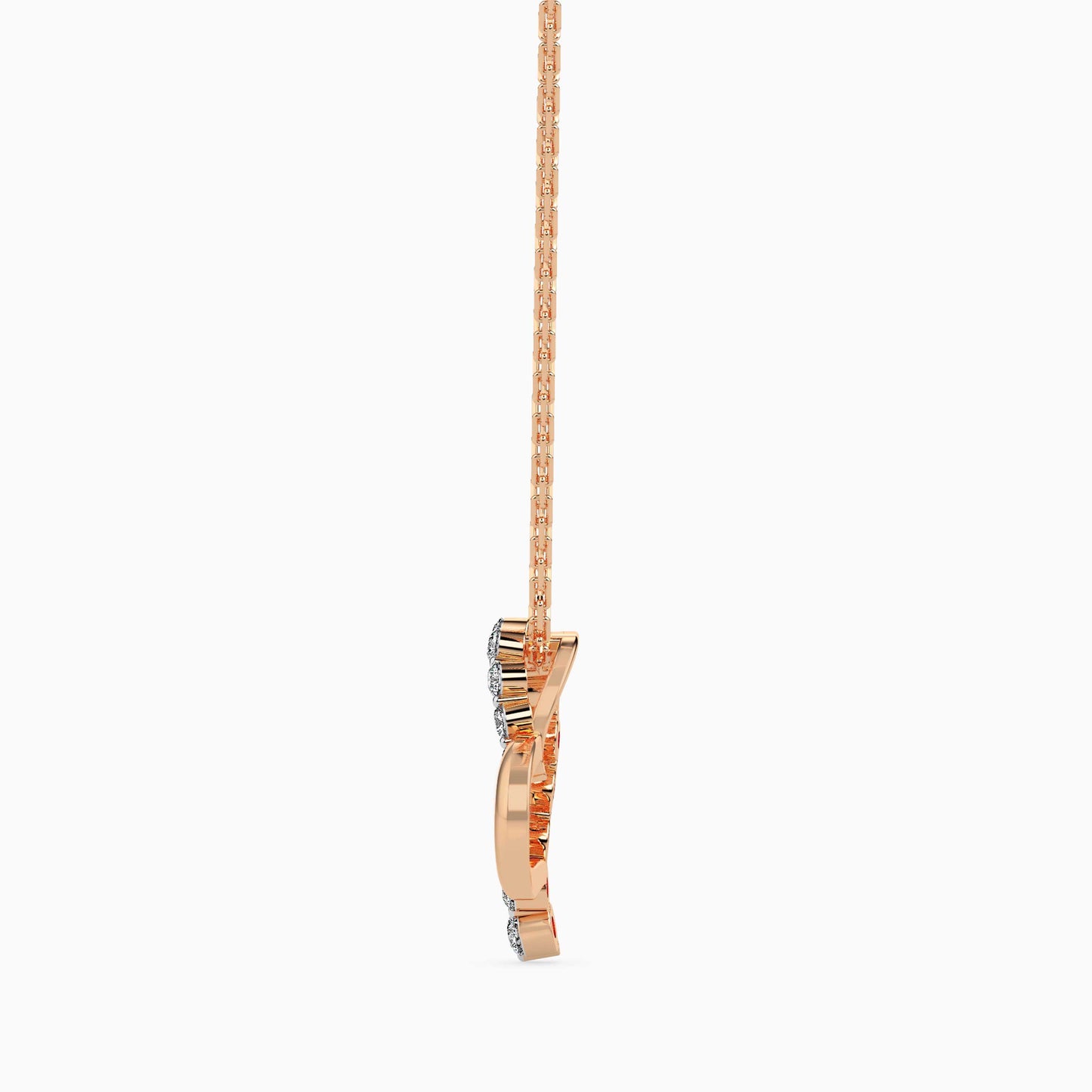 Magic Radiant Heart Gold & Diamond Pendant