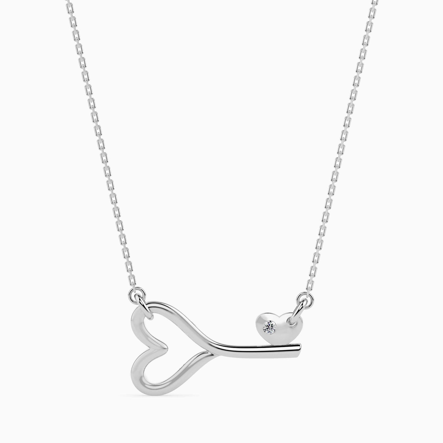 Magic Valentine Key for Eternal Love Gold & Diamond Pendant