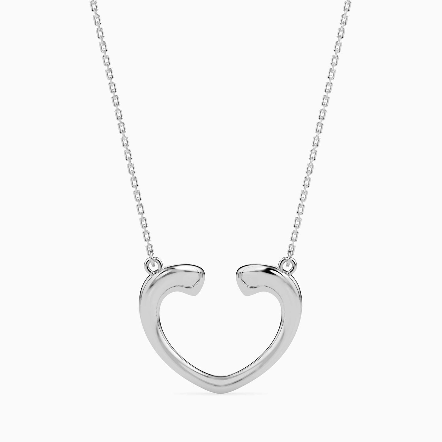 Magic Sparkle Heart Shaped Gold Pendant