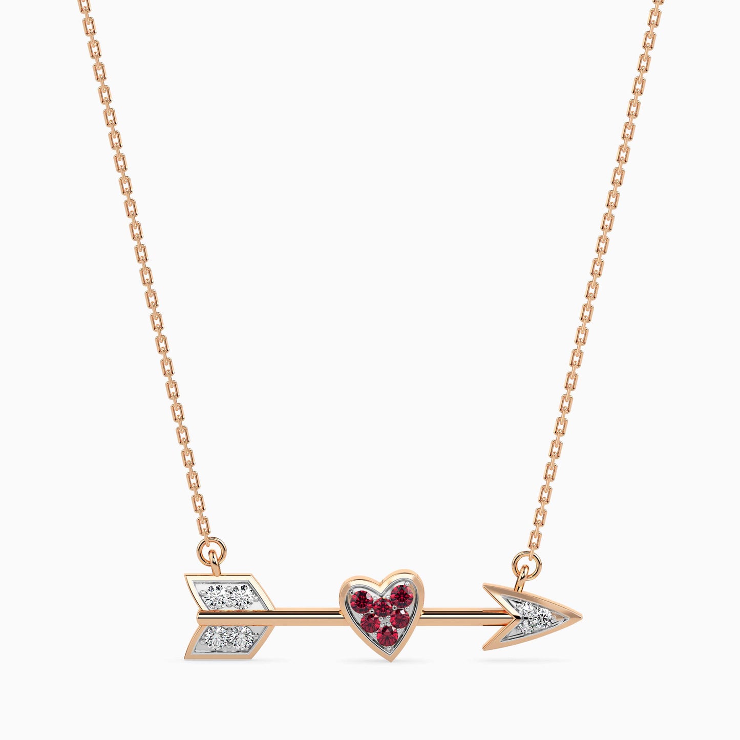 Magic Arrow of Eternal Love Gold & Diamond Pendant