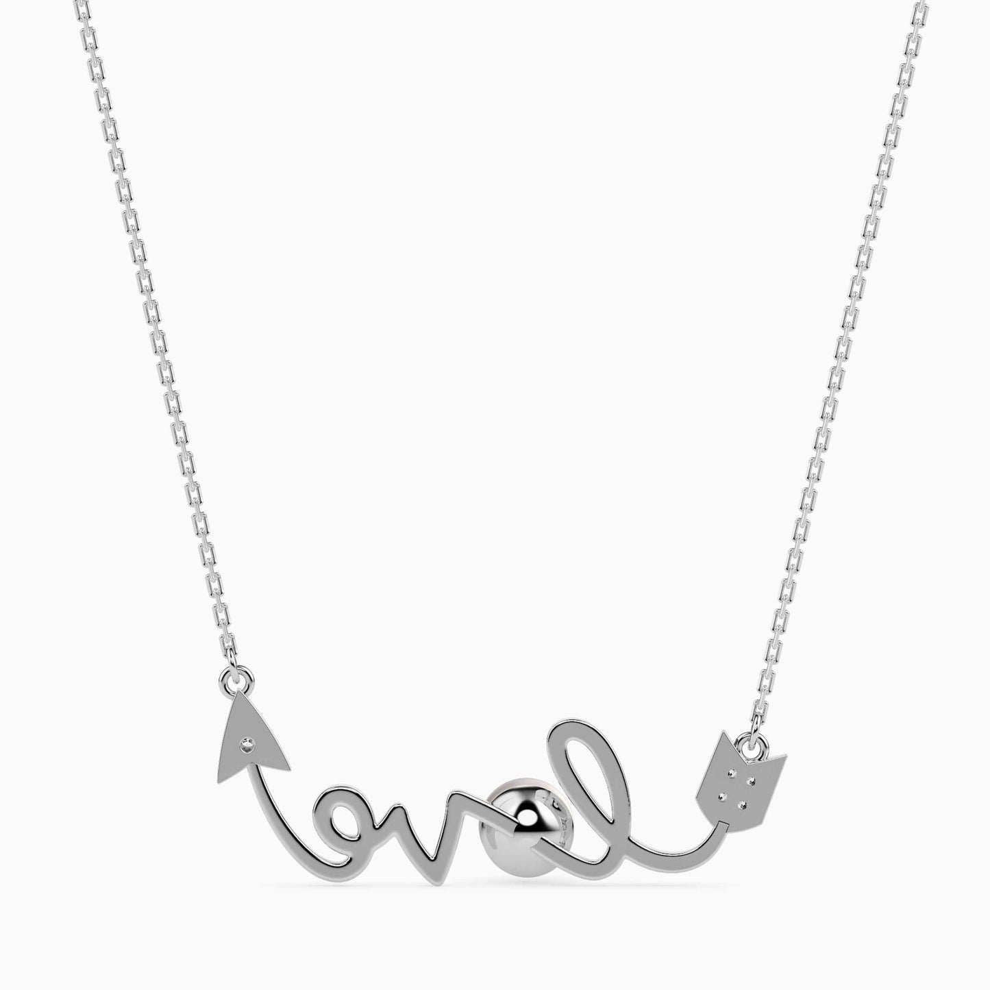 Magic Cupid's Arrow Of Love Pearl Pendant