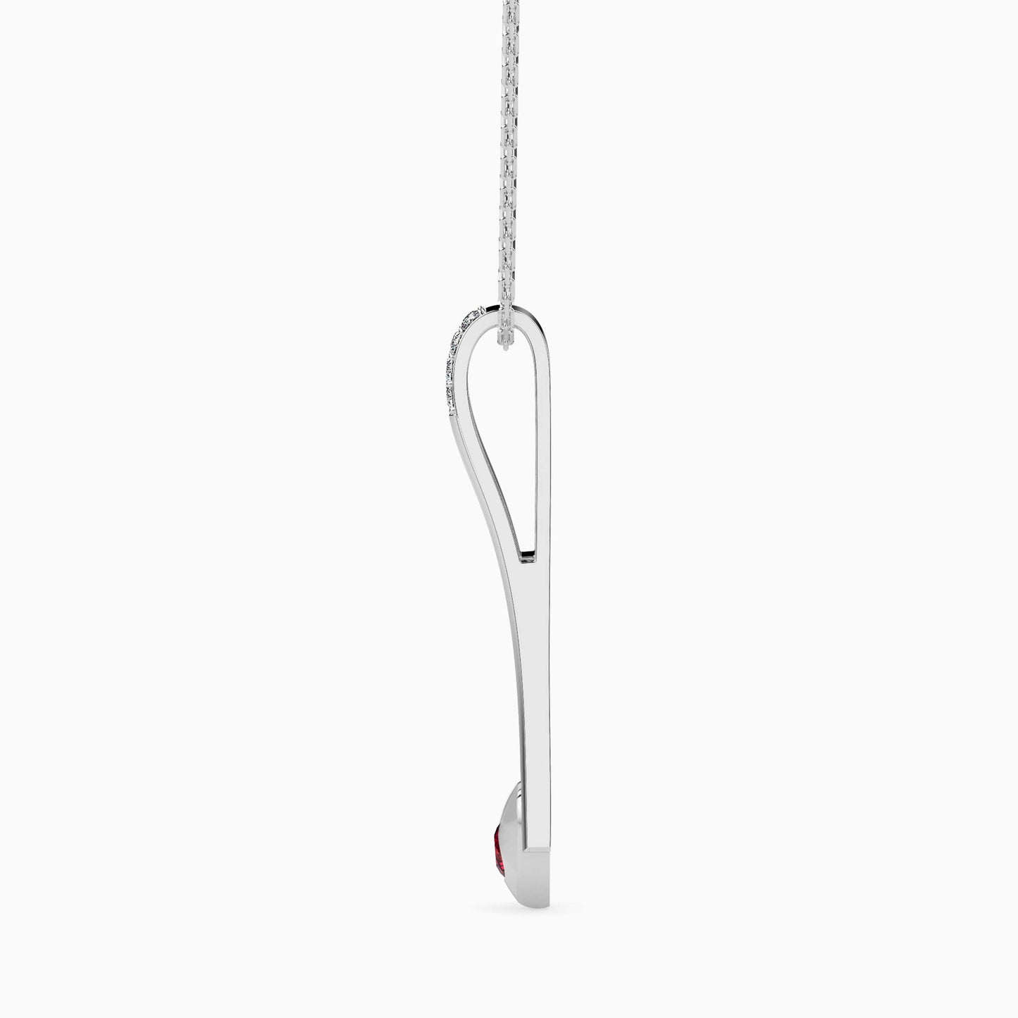 Magic Valentine Golden Charm Diamond Pendant
