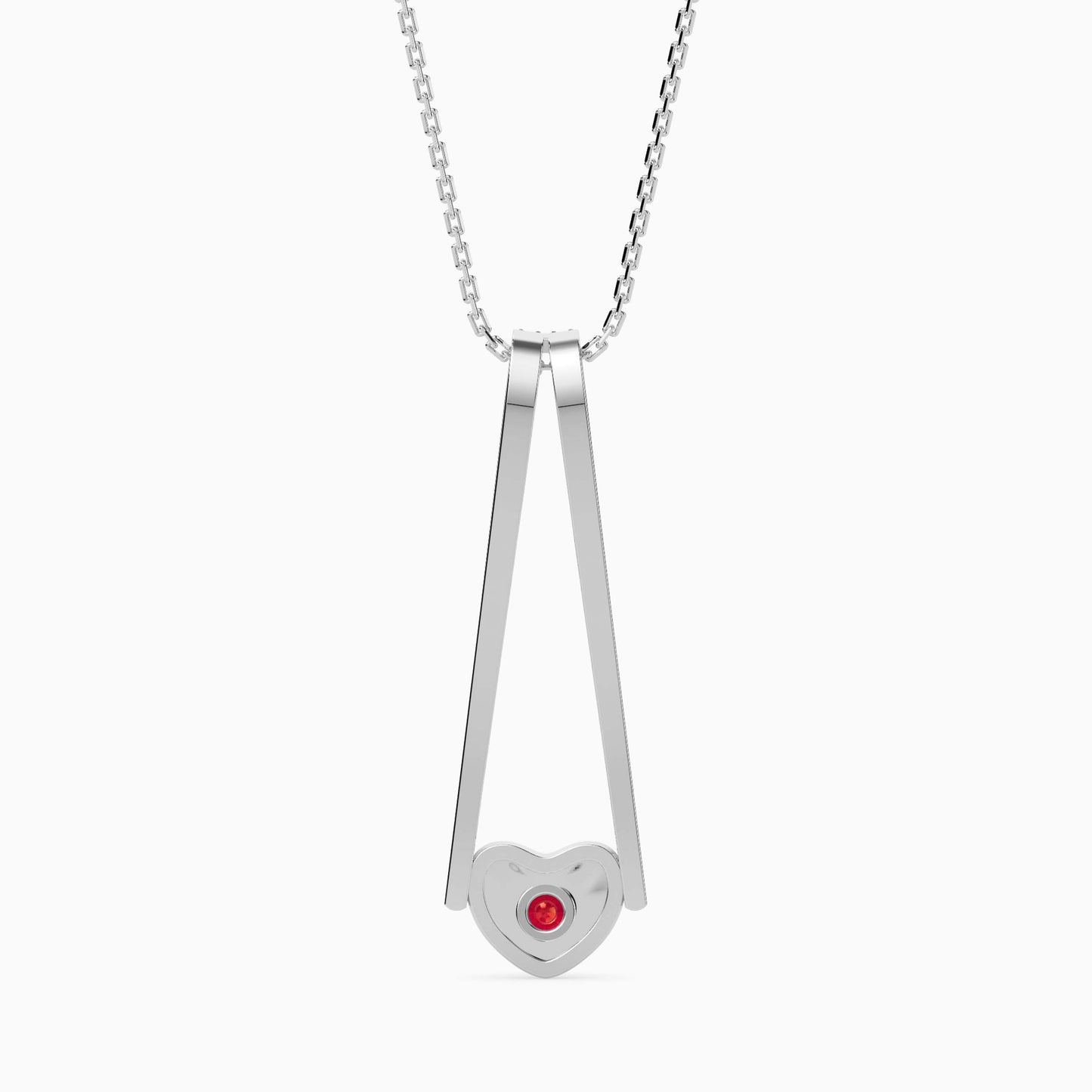 Magic Valentine Golden Charm Diamond Pendant