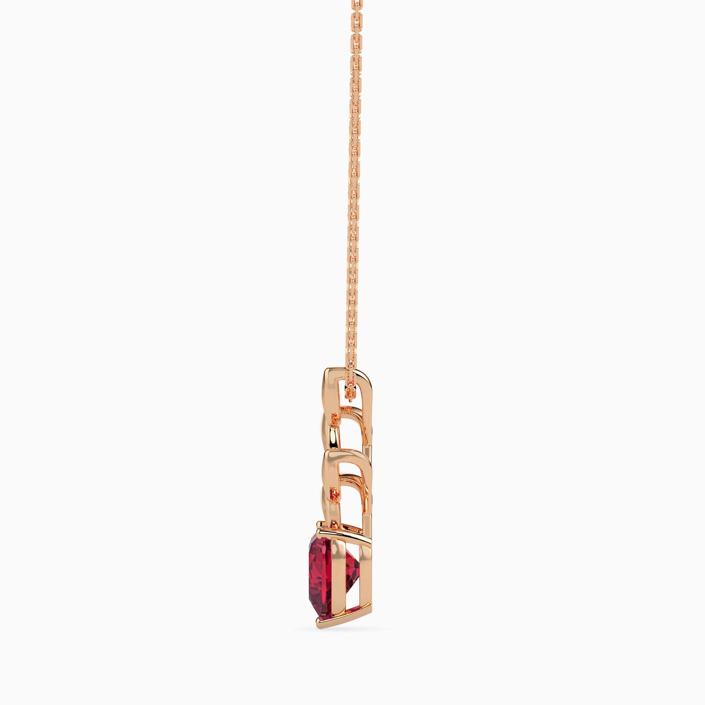 Magic Cupid's Loop Valentine Heart Pendant
