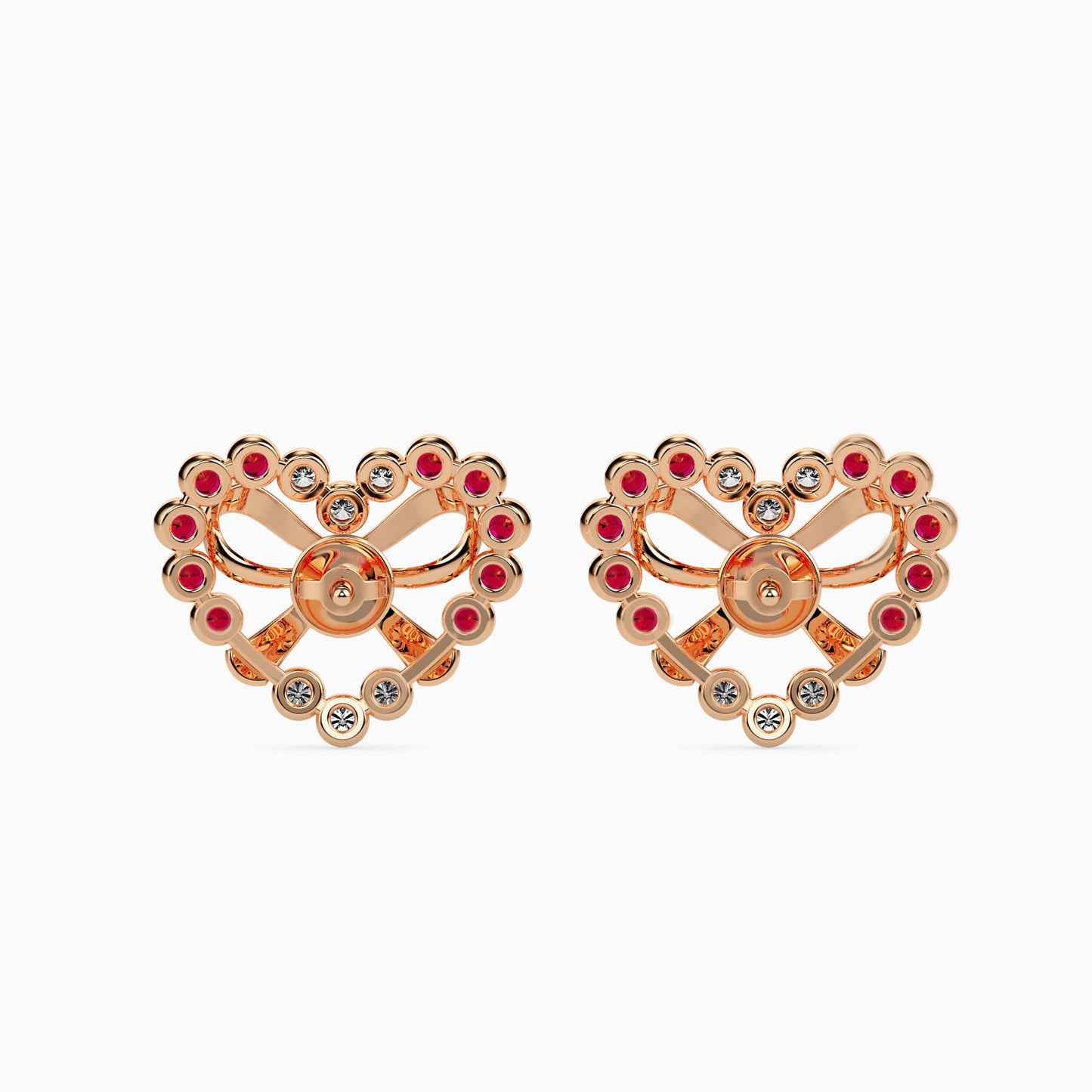 Magic HeartFelt Valentine Bow Earrings