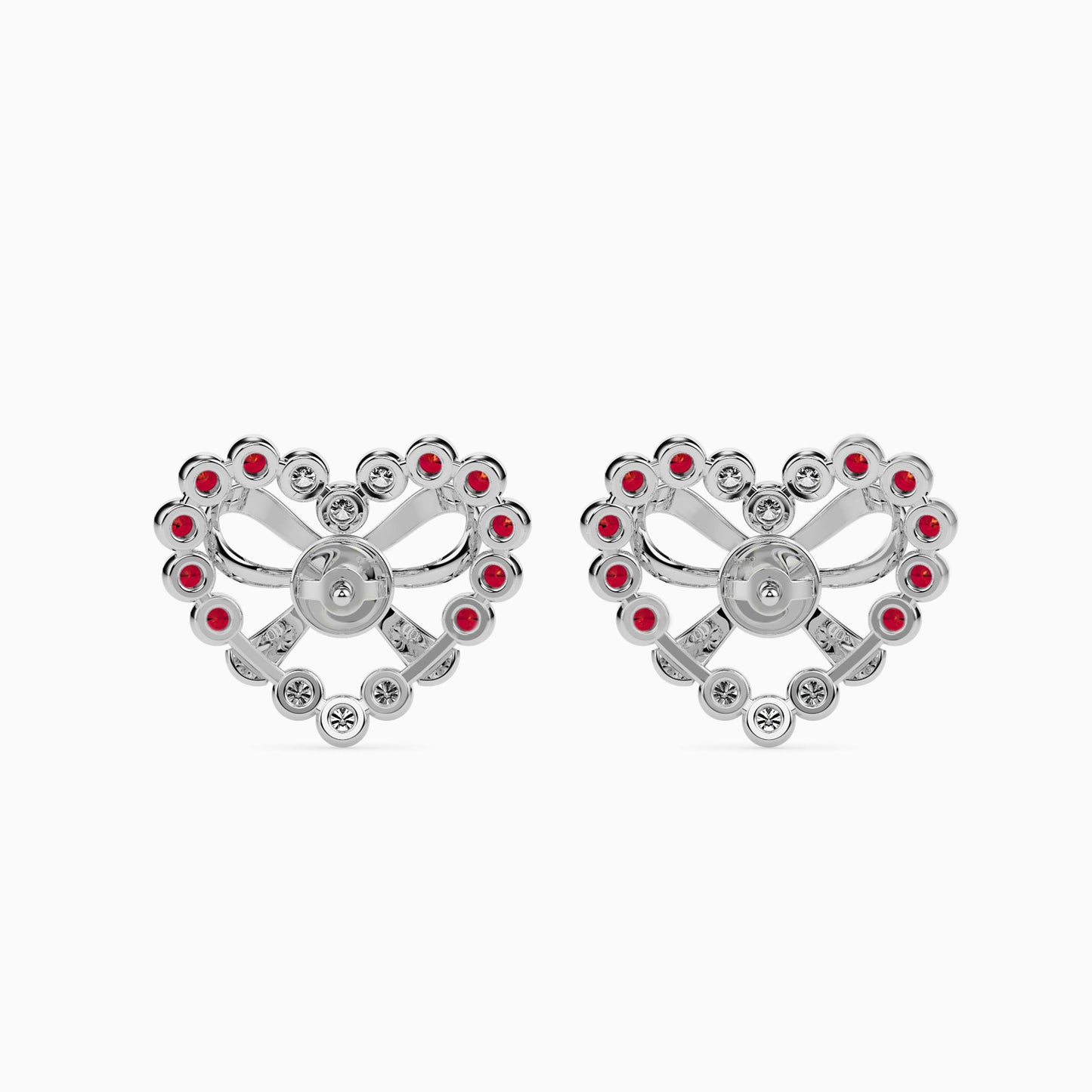 Magic HeartFelt Valentine Bow Earrings
