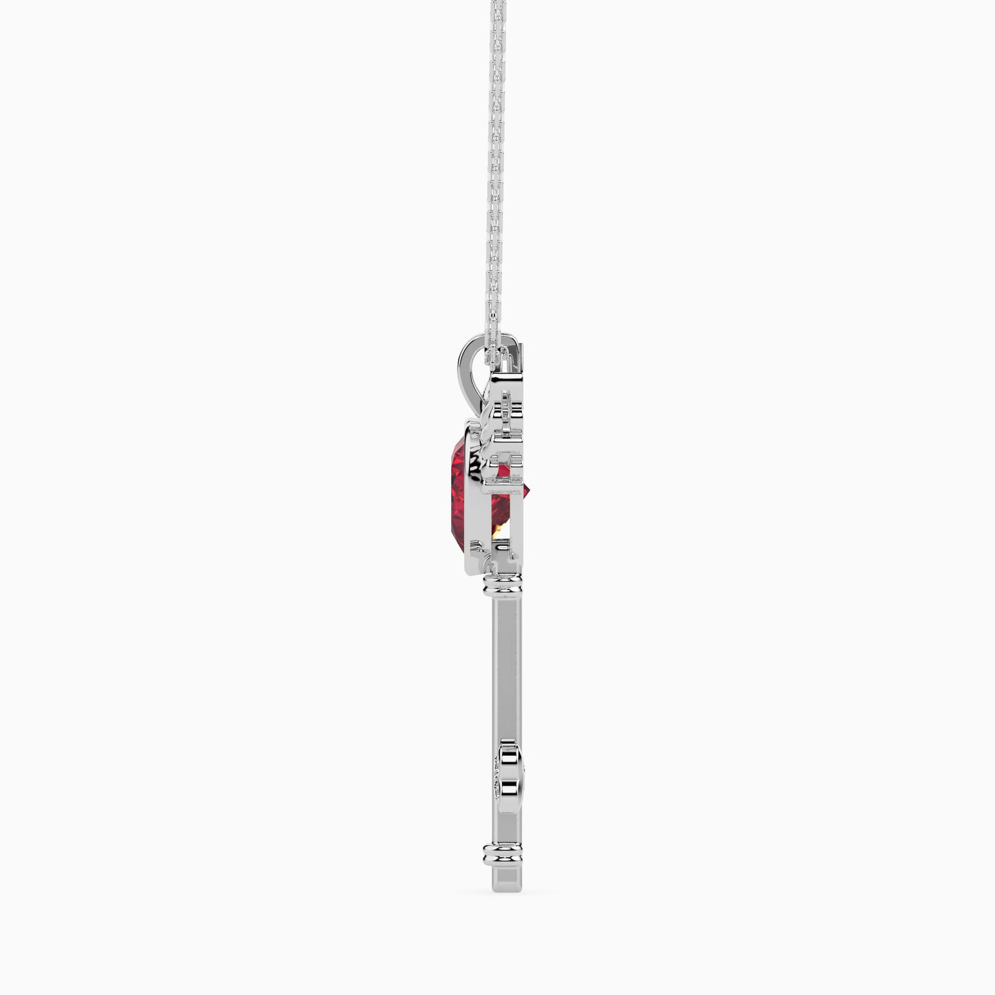 Magic Celestial Key of Love Valentine Pendant