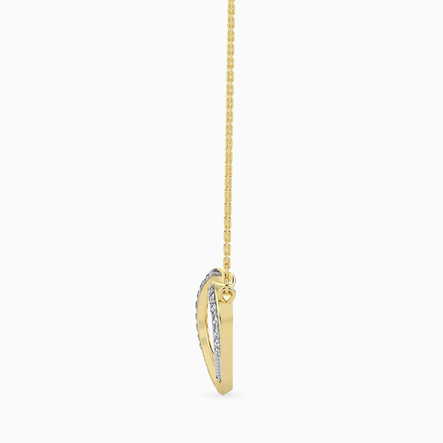 Magic Golden HeartBeats Valentine Pendant