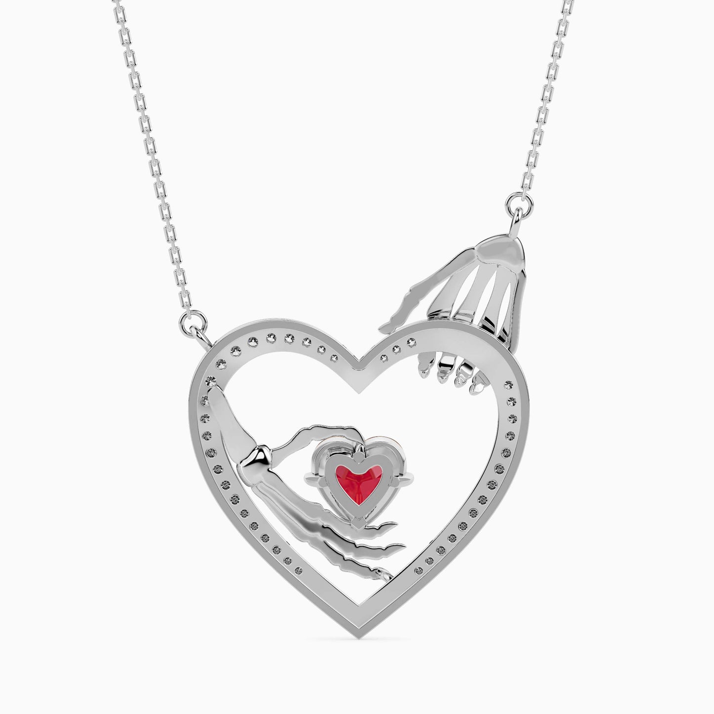 Magic Eternal Love Gold & Diamond Valentine Pendant