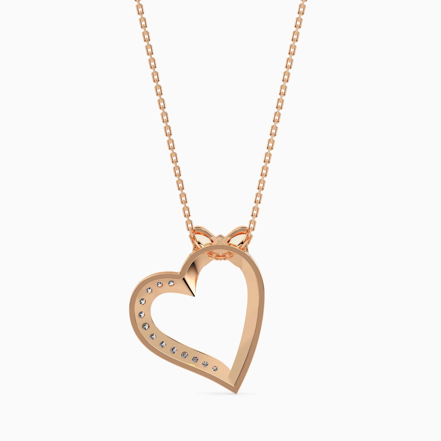 Magic Bow-Tied Love : Radiant Love Valentine Pendant