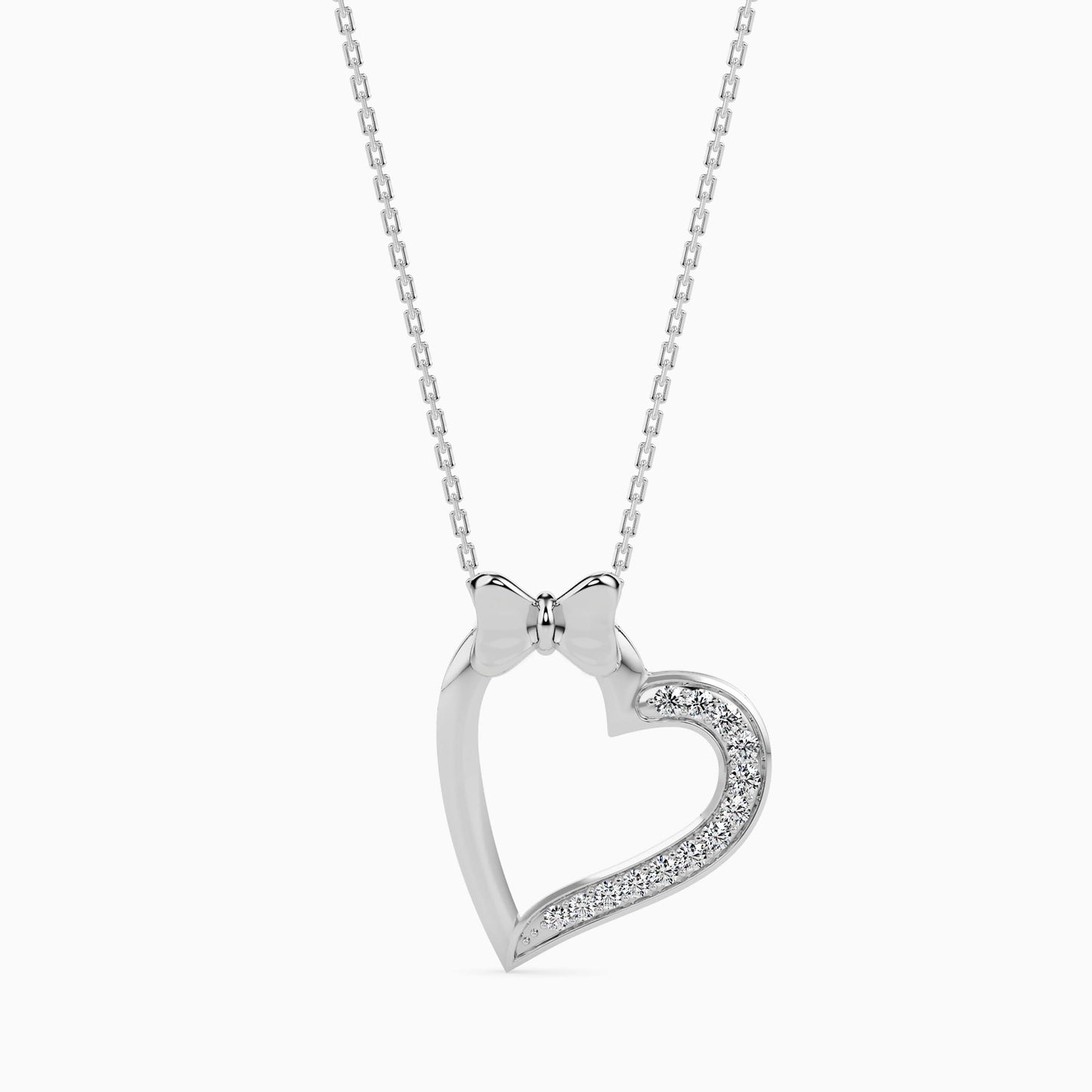 Magic Bow-Tied Love : Radiant Love Valentine Pendant