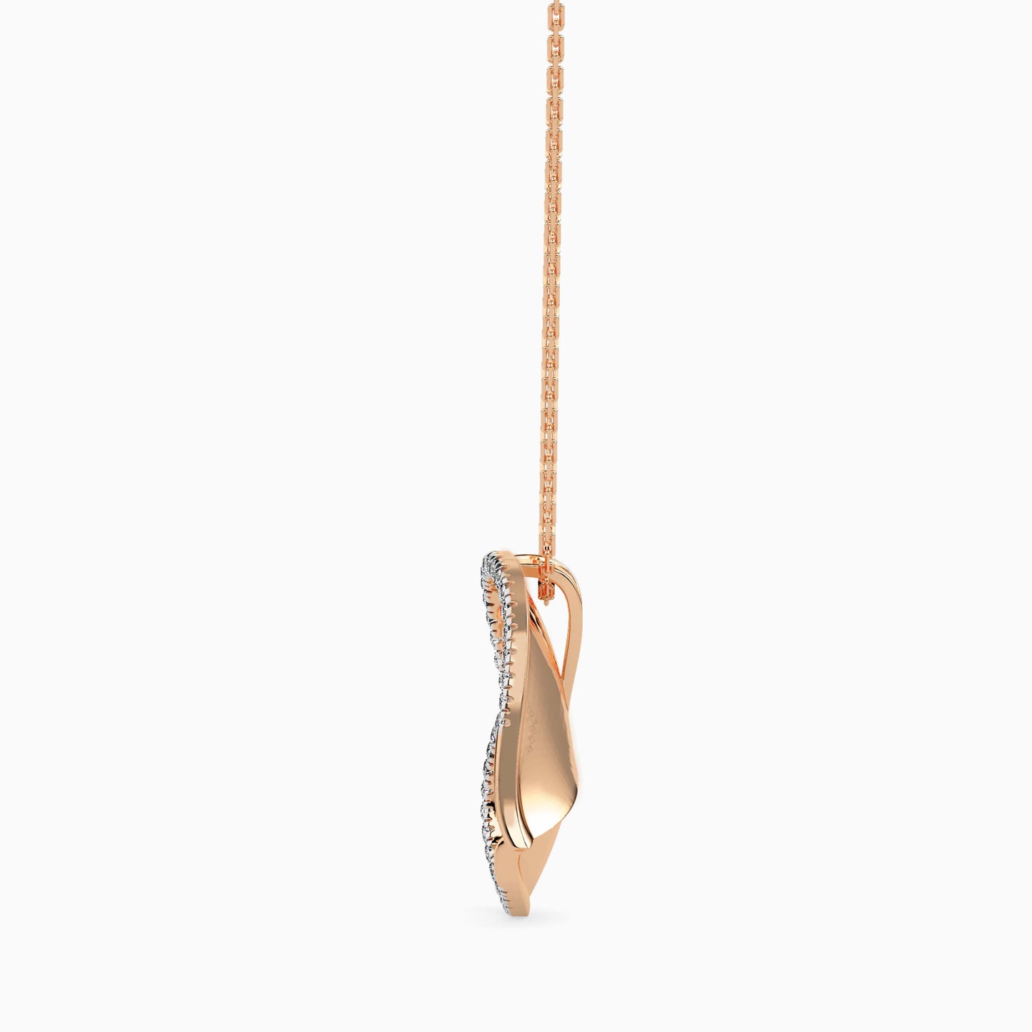 Magic Entwined Radiant Heart Valentine Pendant