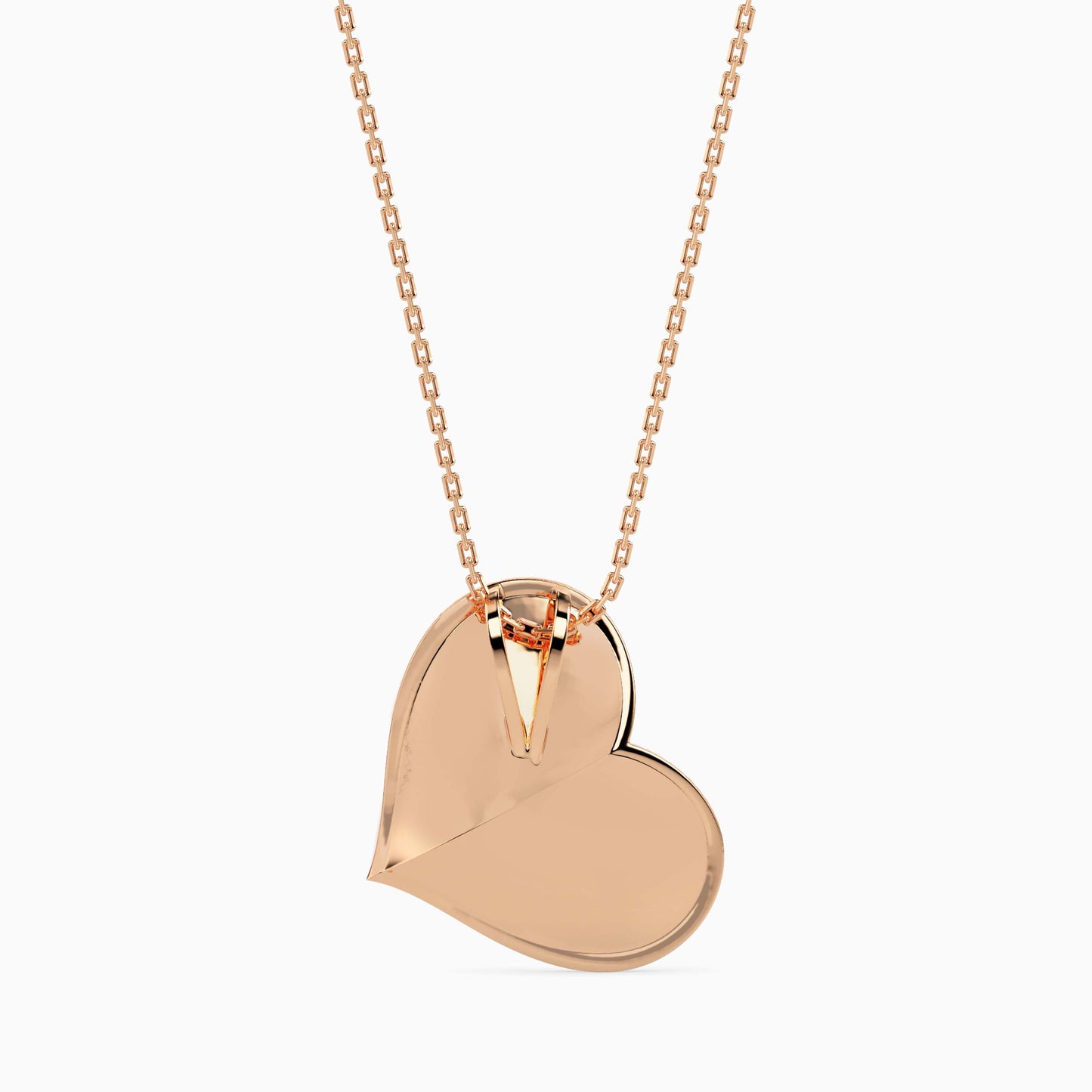 Magic Entwined Radiant Heart Valentine Pendant