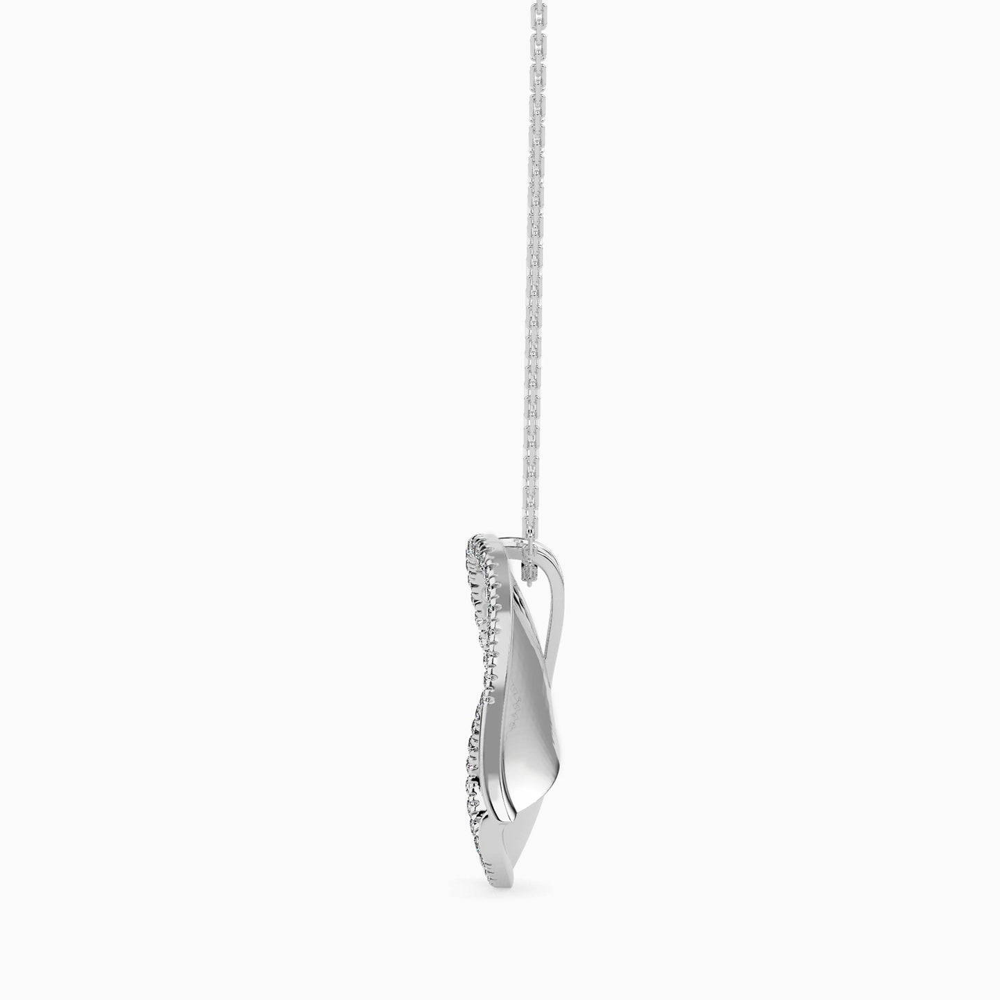 Magic Entwined Radiant Heart Valentine Pendant