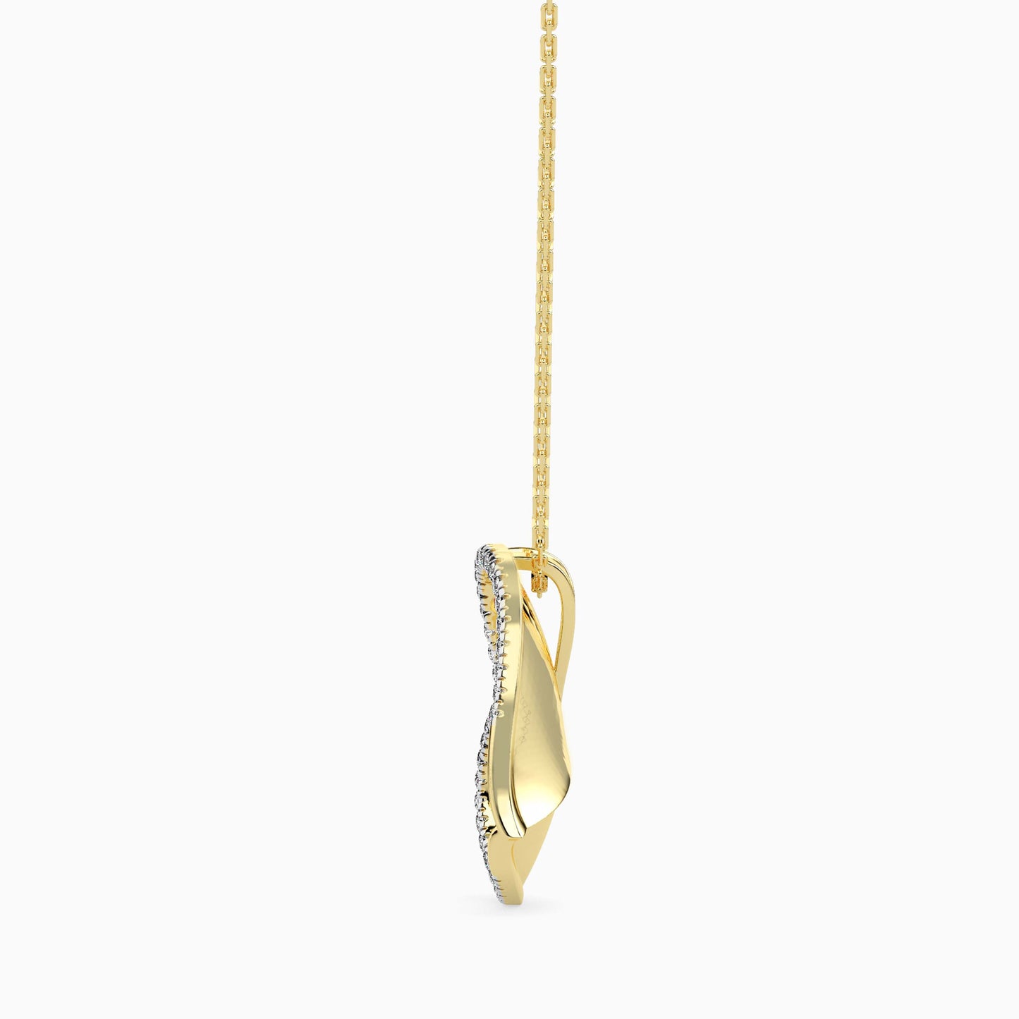 Magic Entwined Radiant Heart Valentine Pendant