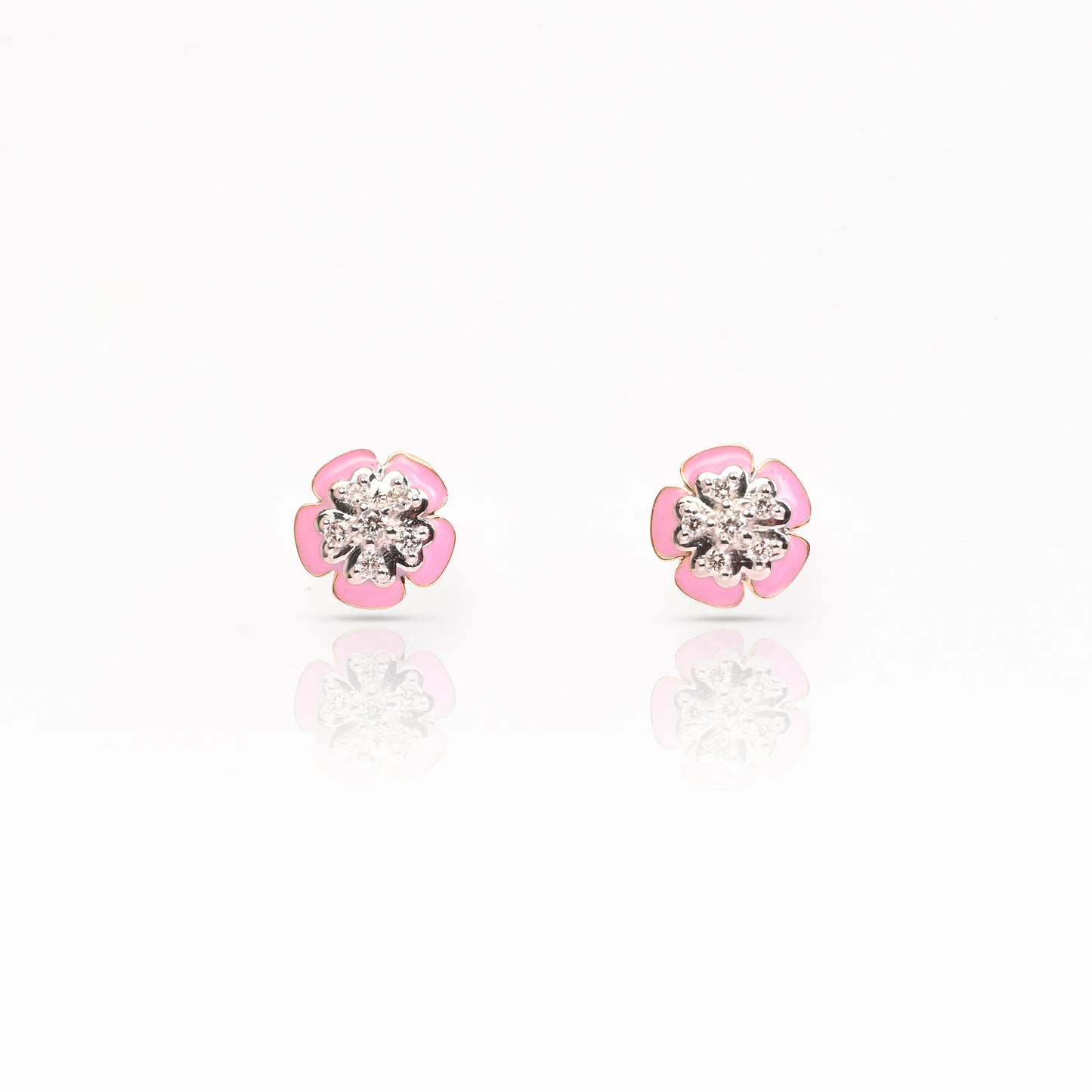 Magic Five Heart Daisy Earrings