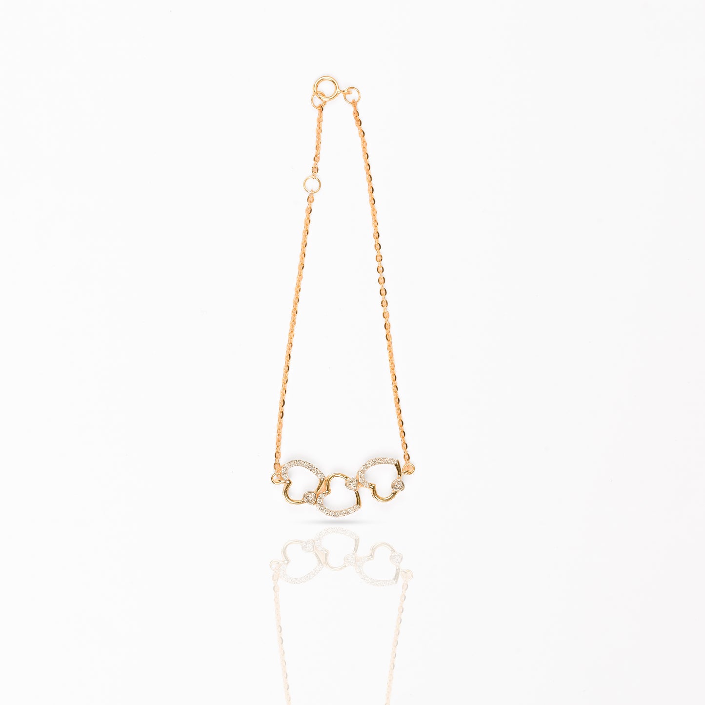 Magic Swirl of Bonded Love Chain Bracelet