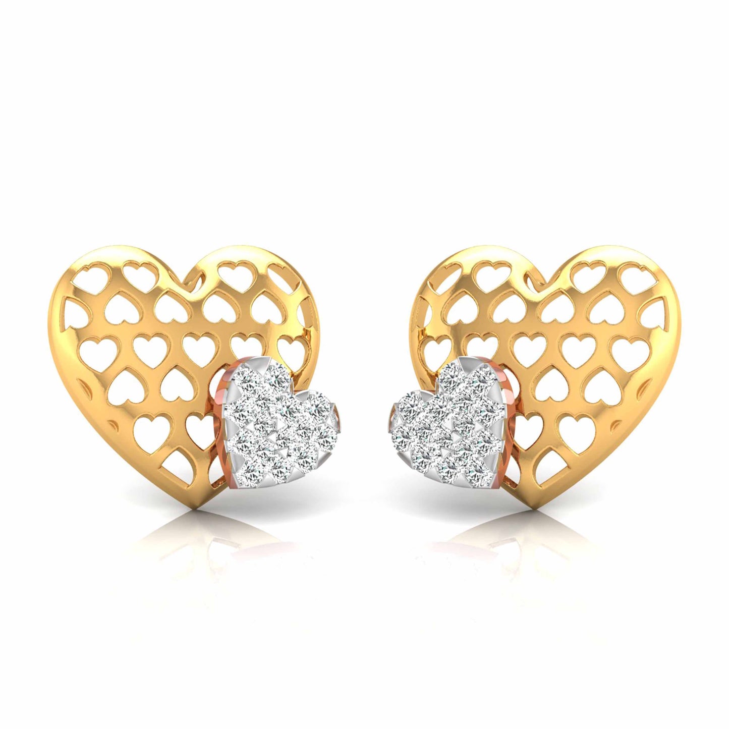 Magic Symbol Of Love Heart Earrings