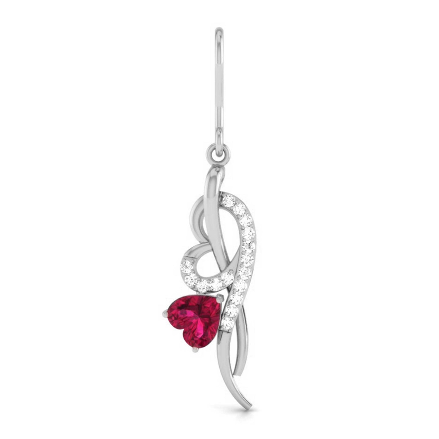 Magic Elegance ReDefined : Heart Shaped Valentine Earrings