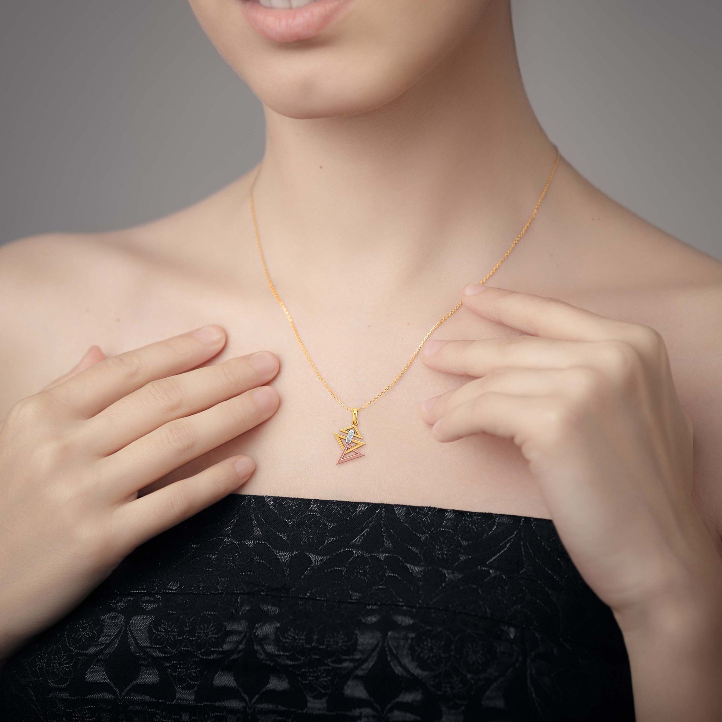 Magic Unique Statement Diamod Pendant