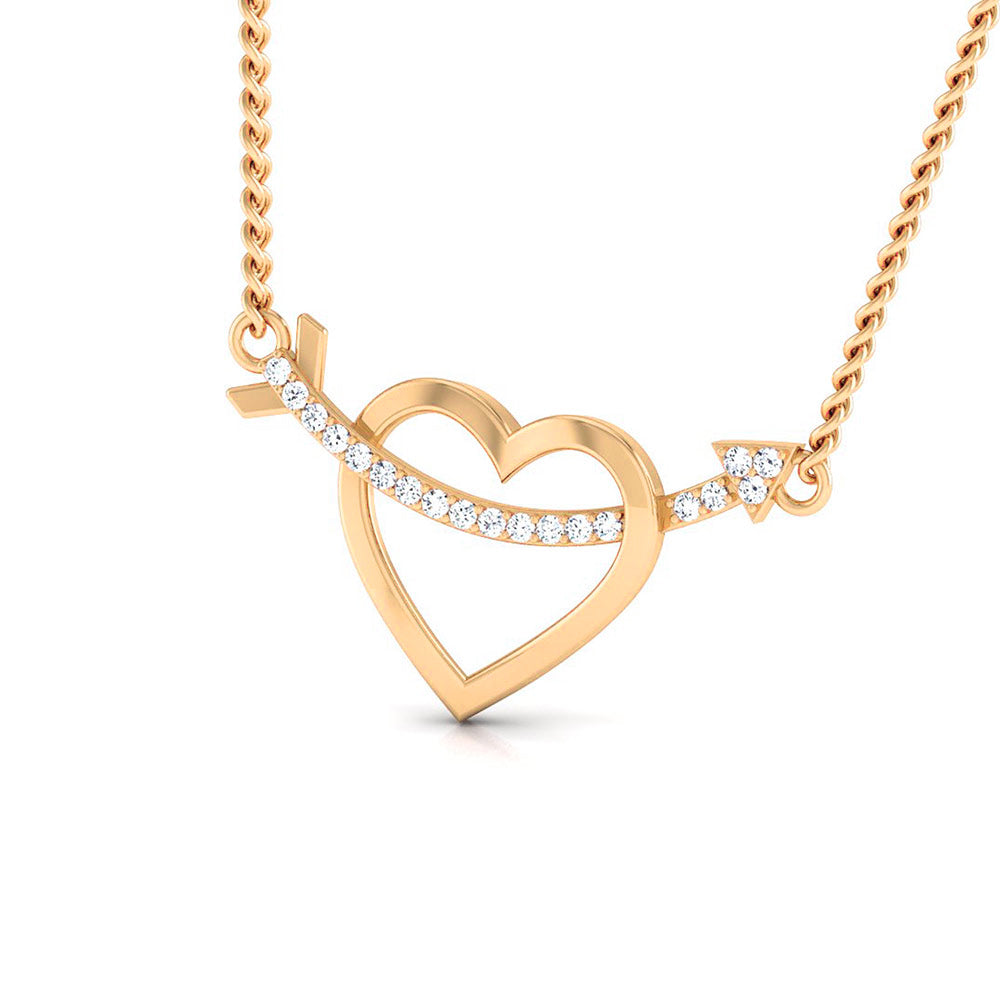 Magic Cupid’s Arrow: Heart Pendant for Valentine’s Day