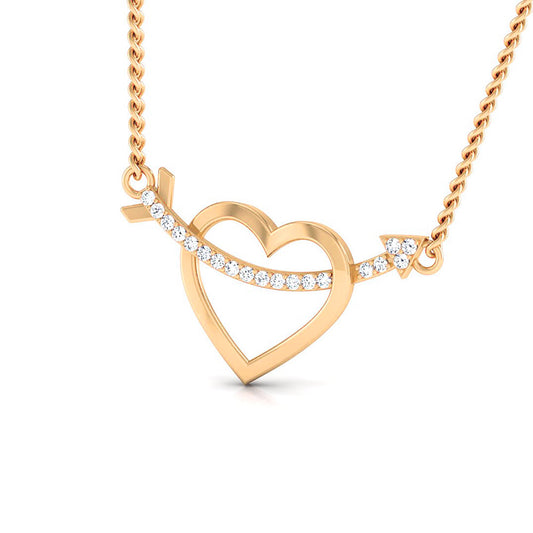 Magic Cupid’s Arrow: Heart Pendant for Valentine’s Day