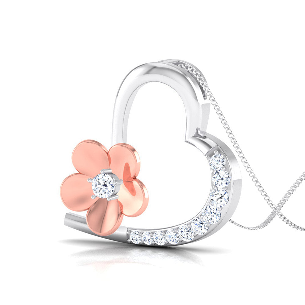 Magic Aurora Shine Valentine Heart Pendant