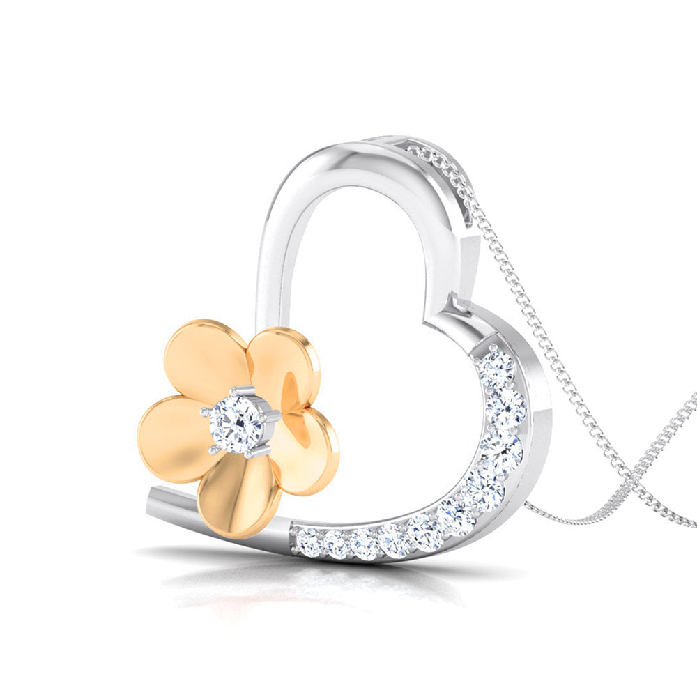 Magic Aurora Shine Valentine Heart Pendant