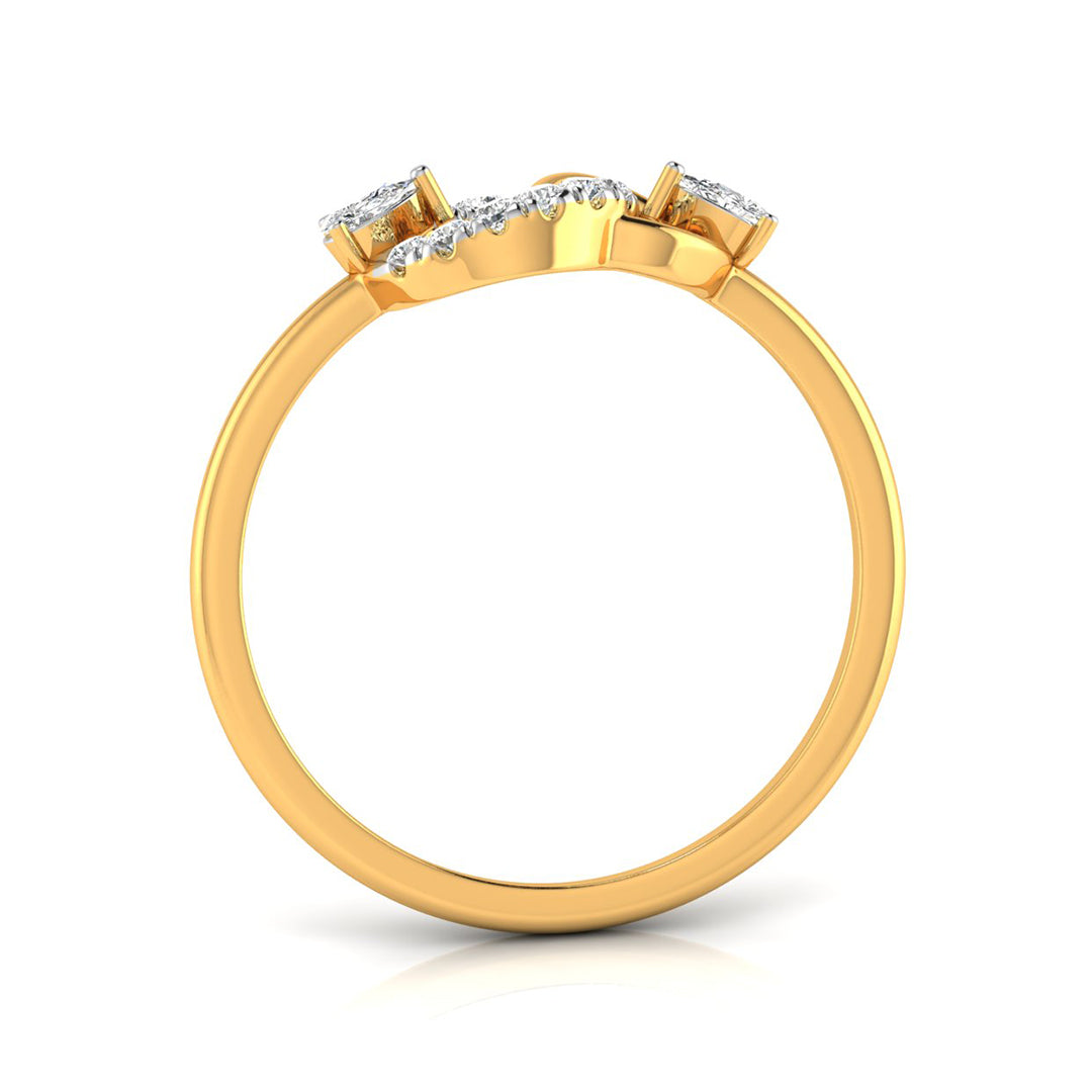 Magic Interlinked Dazzling Diamond Ring