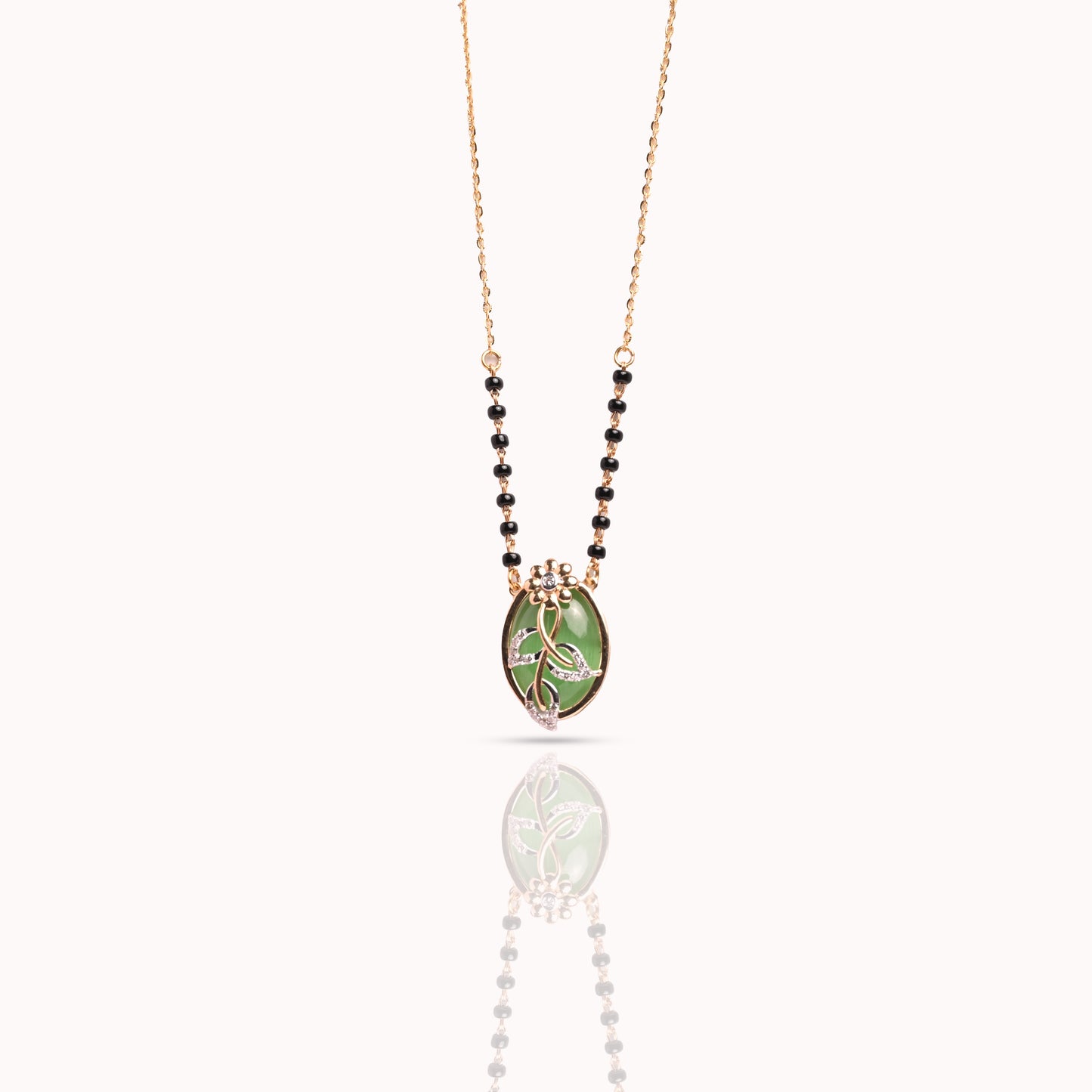 Magic GreenFlower Mangalsutra