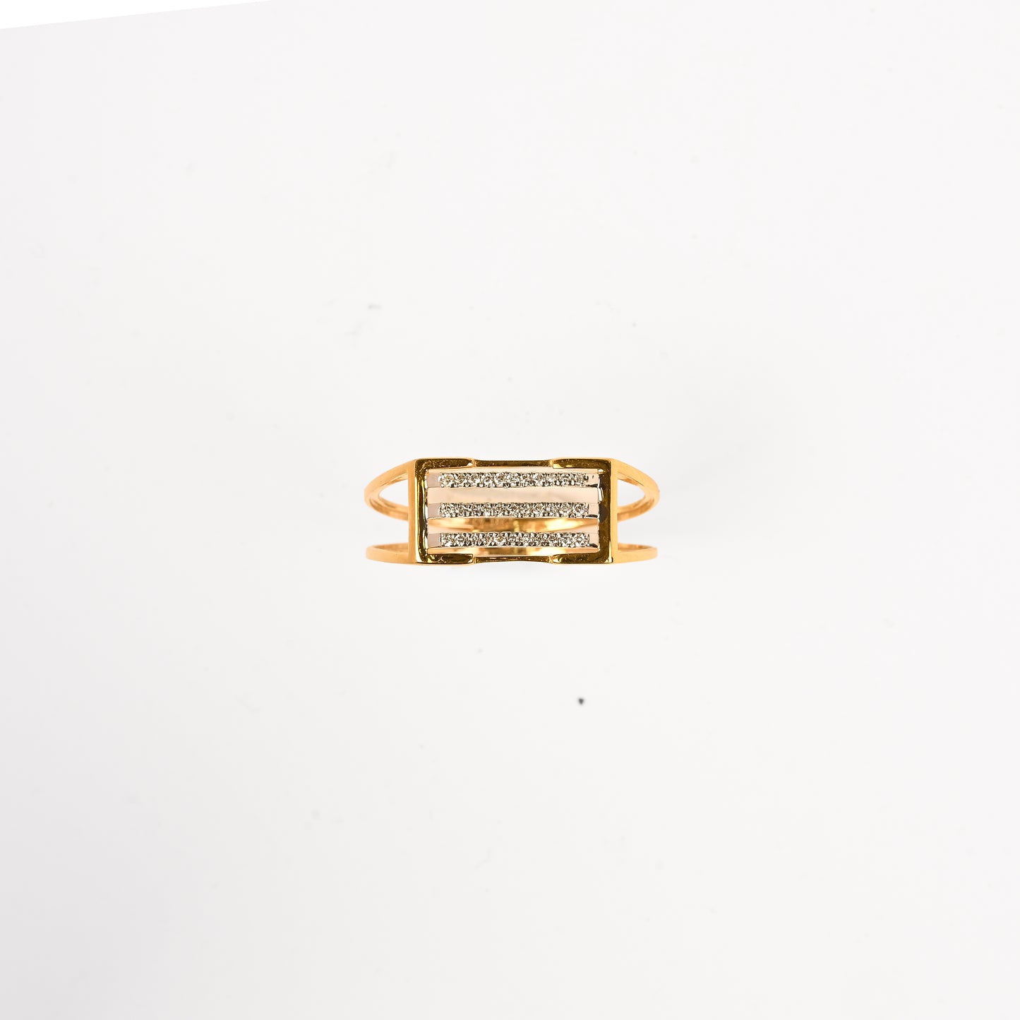 Magic Evergreen Rectangular Gents Ring