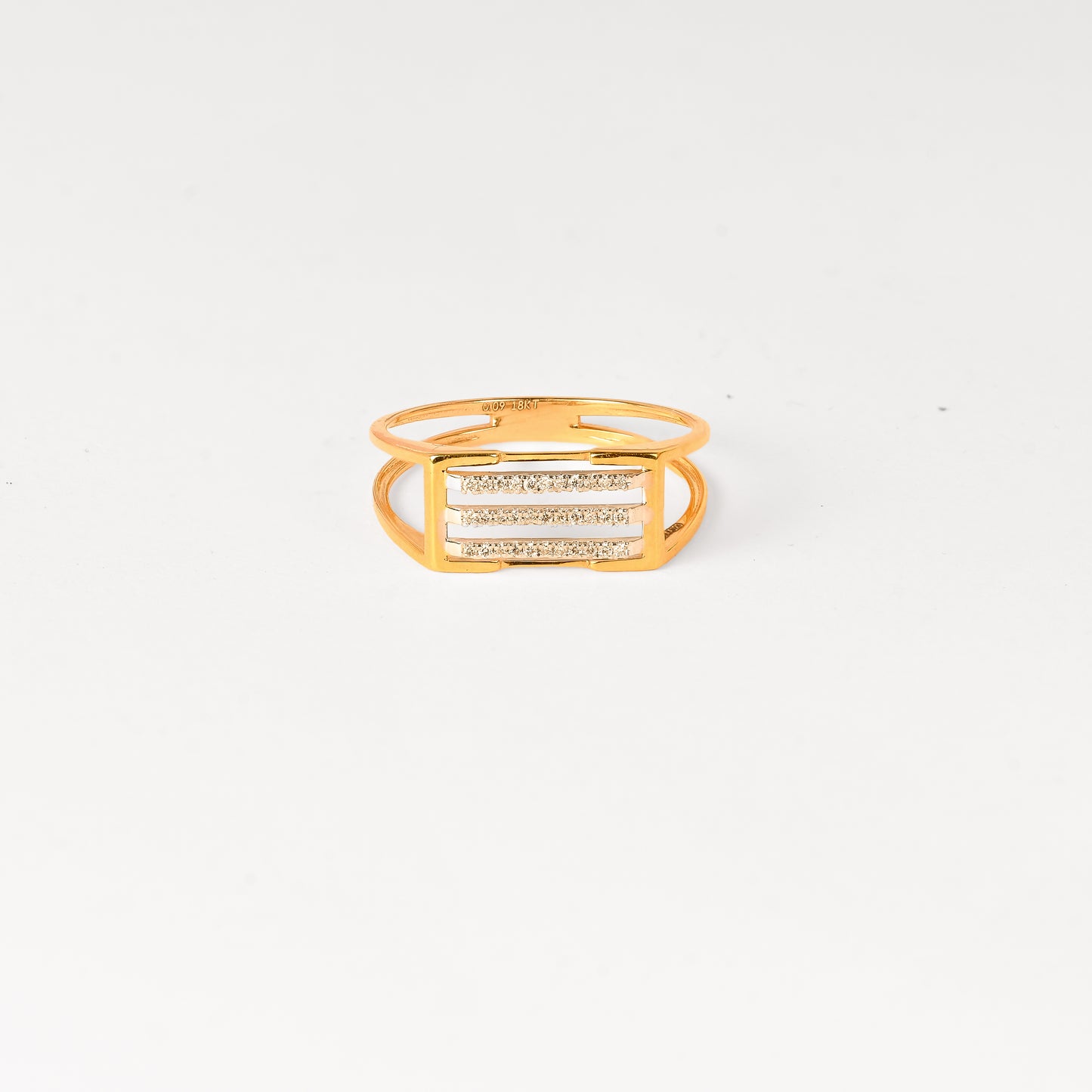 Magic Evergreen Rectangular Gents Ring