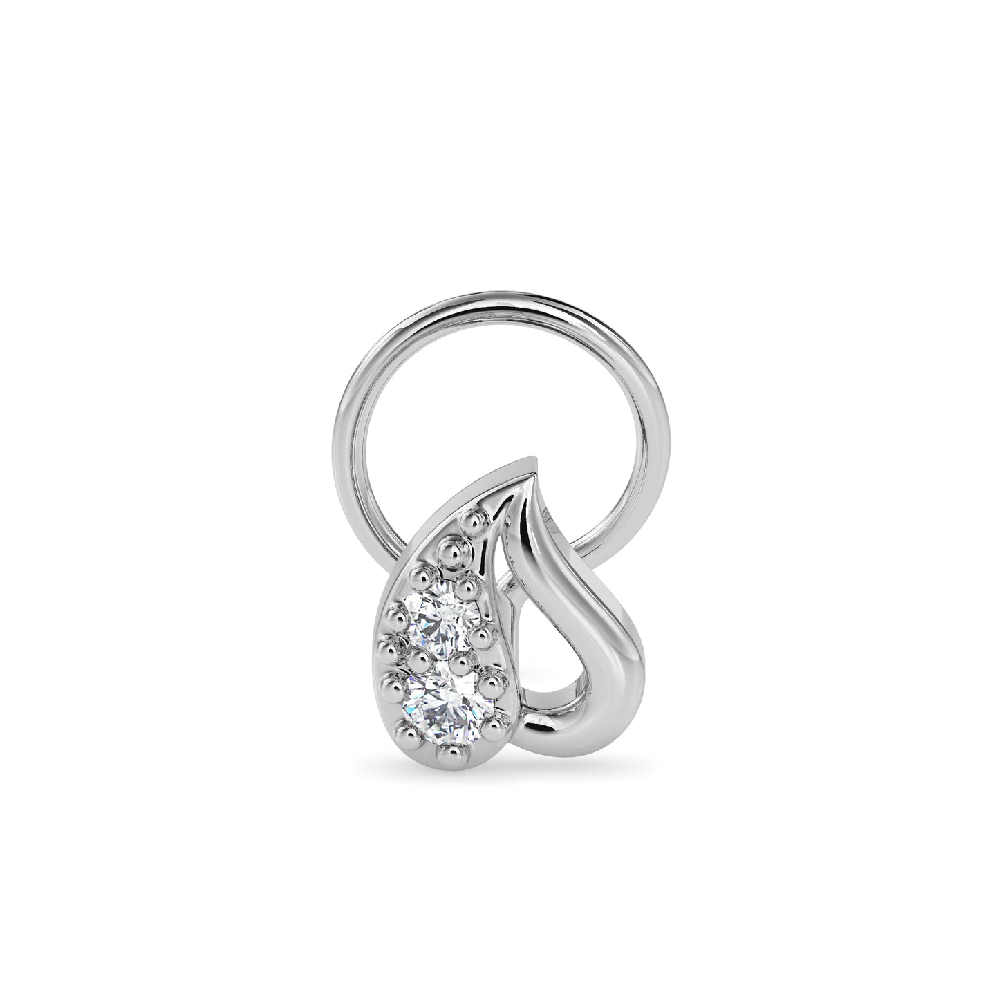Diya Floral Charm nosepin