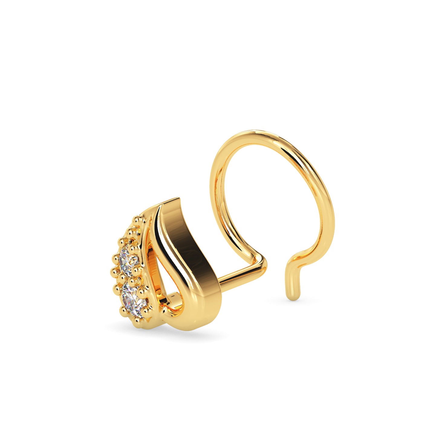 Diya Floral Charm nosepin