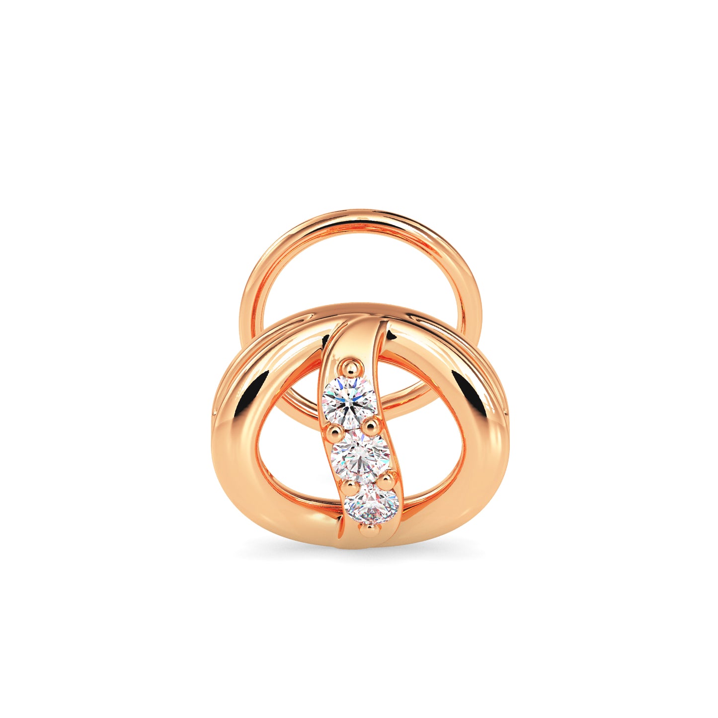 Magic Twilight Loop Diamond Nose Pin