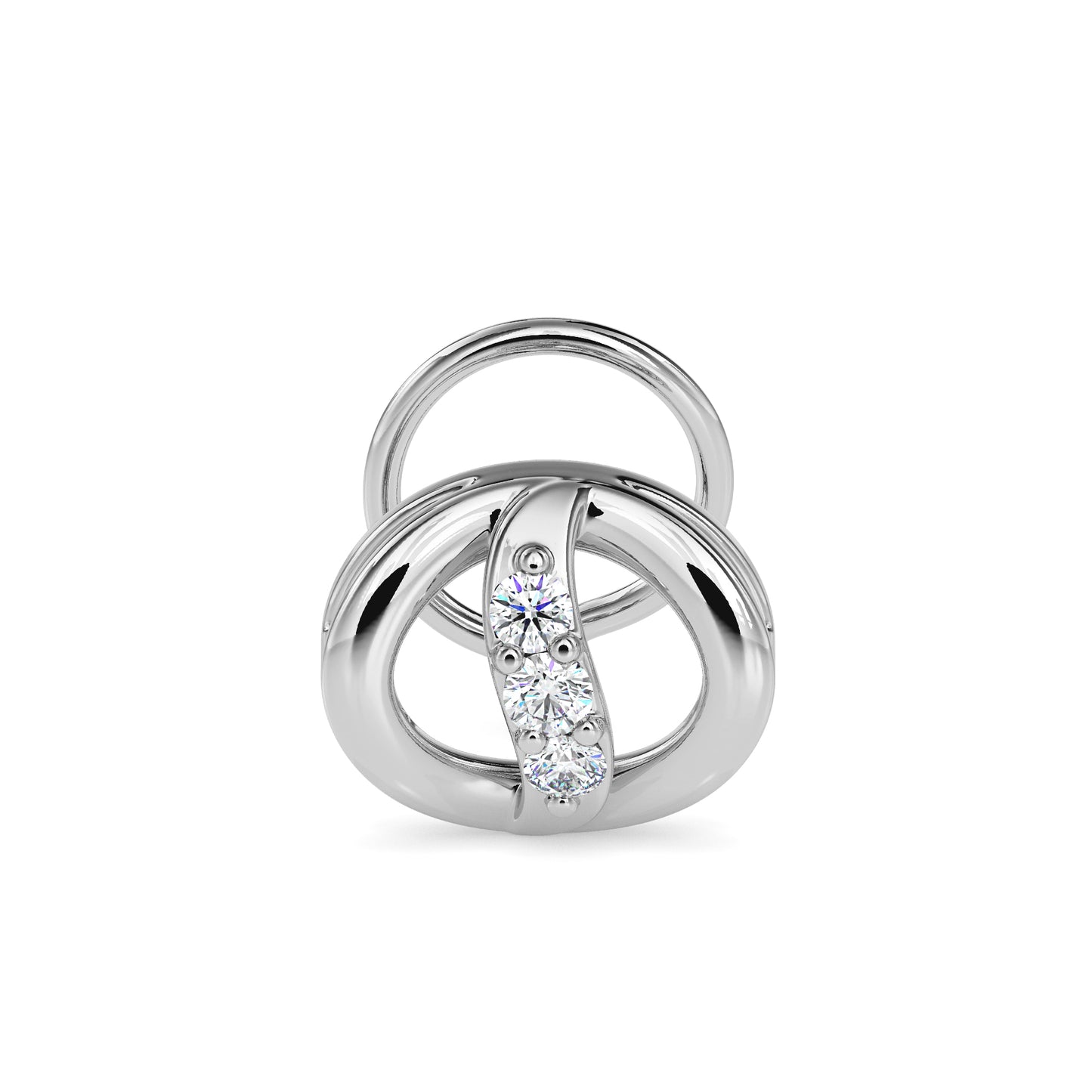 Magic Twilight Loop Diamond Nose Pin