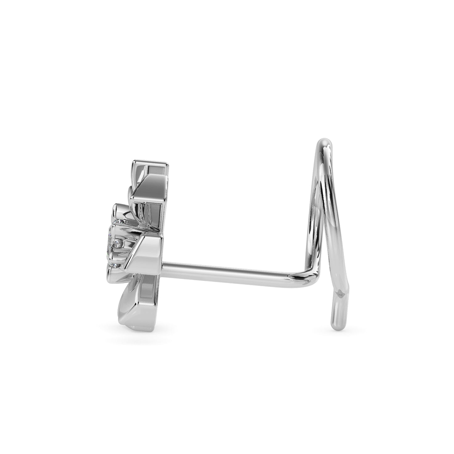 Magic Petal Perfection Diamond Nose Pin