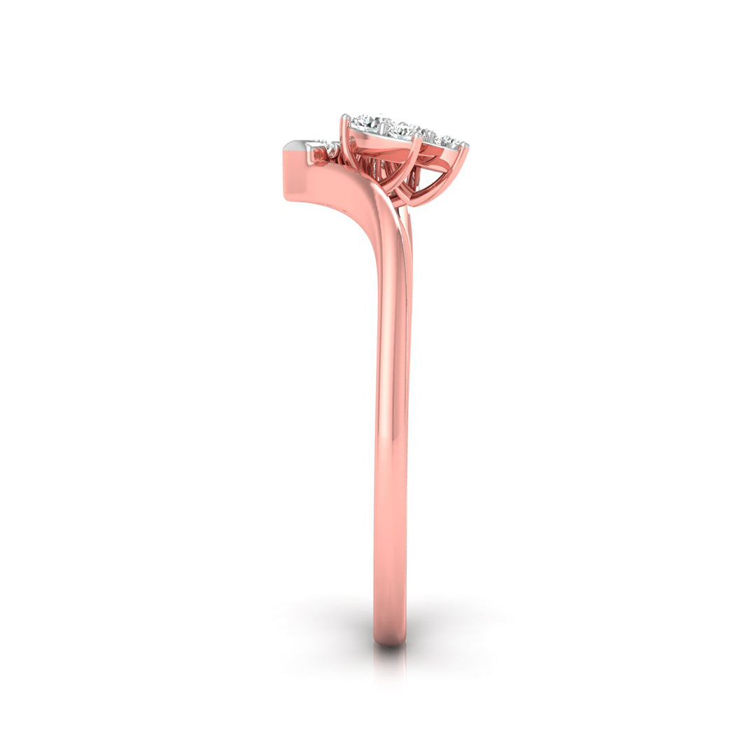 Magic Graceful Diamond Modern Ring