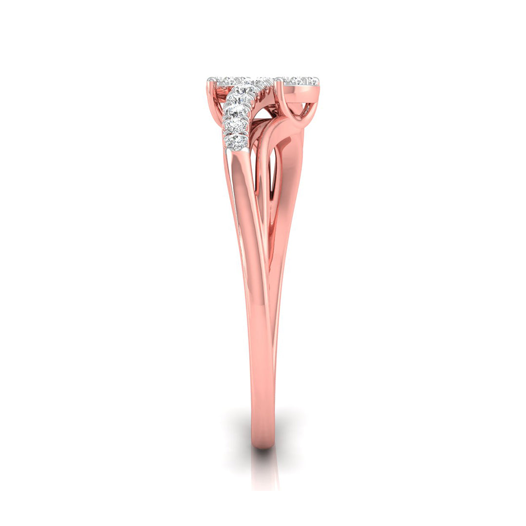 Magic Sophisticated Linked Diamond Ring
