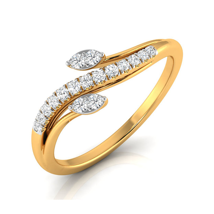 Magic Sophisticated Linked Diamond Ring