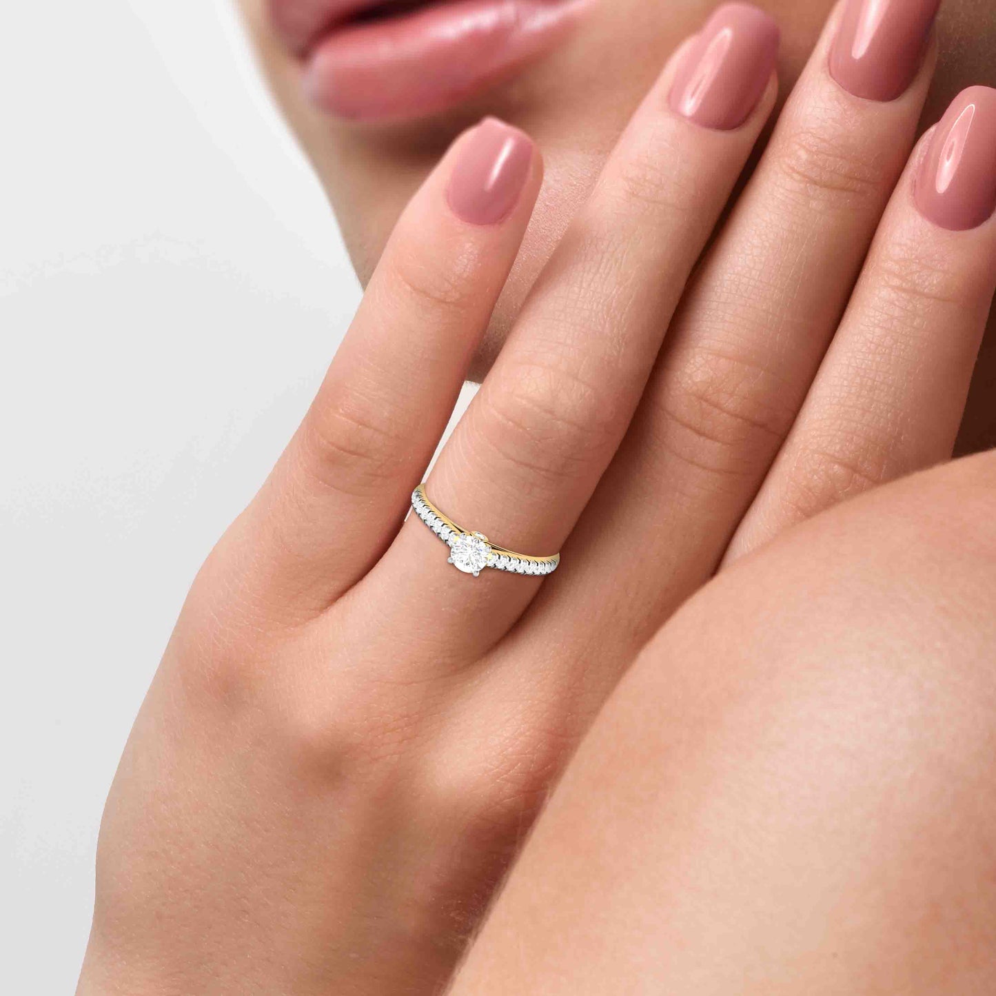 Magic Minimalist Glam Dazzling Diamond Ring