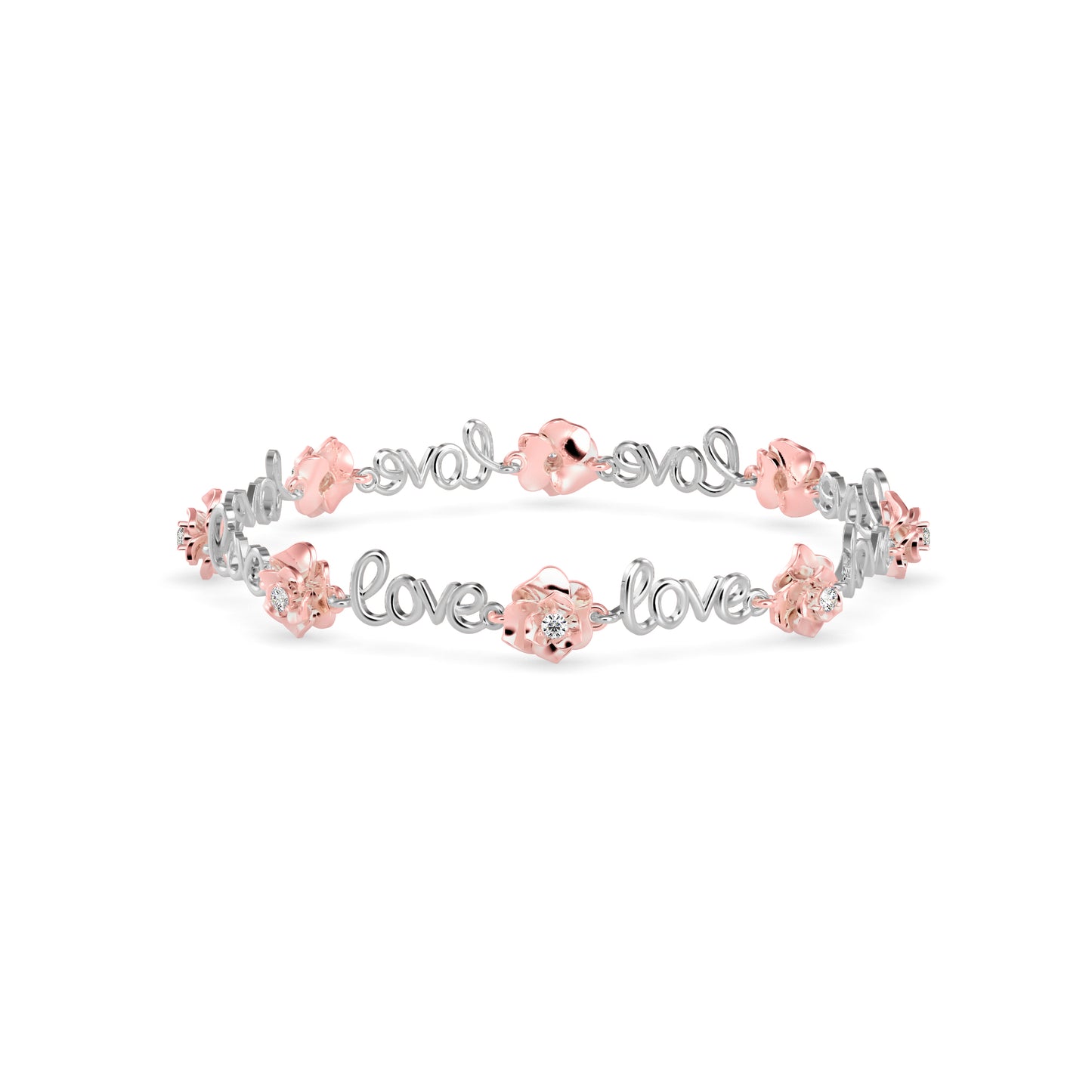 Magic Blossoms Of Love Diamond Bracelet