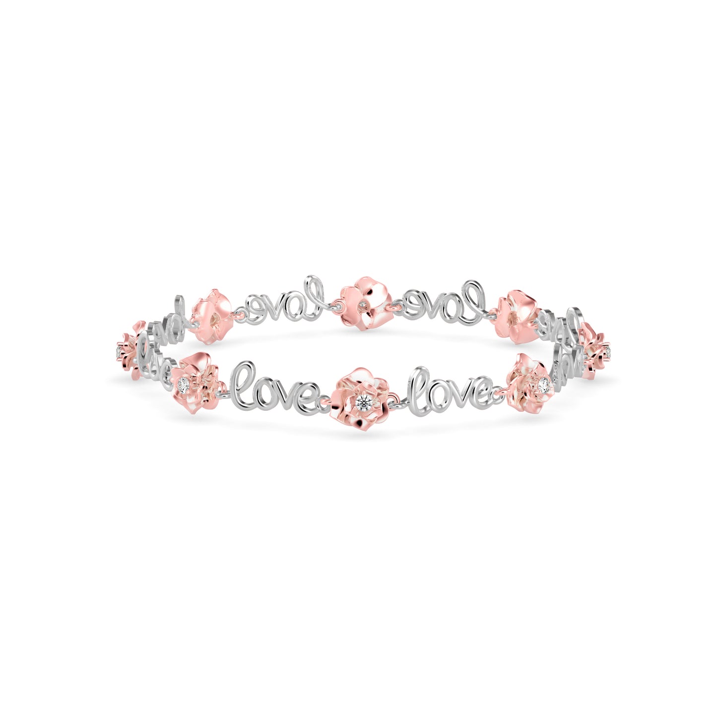 Magic Blossoms Of Love Diamond Bracelet