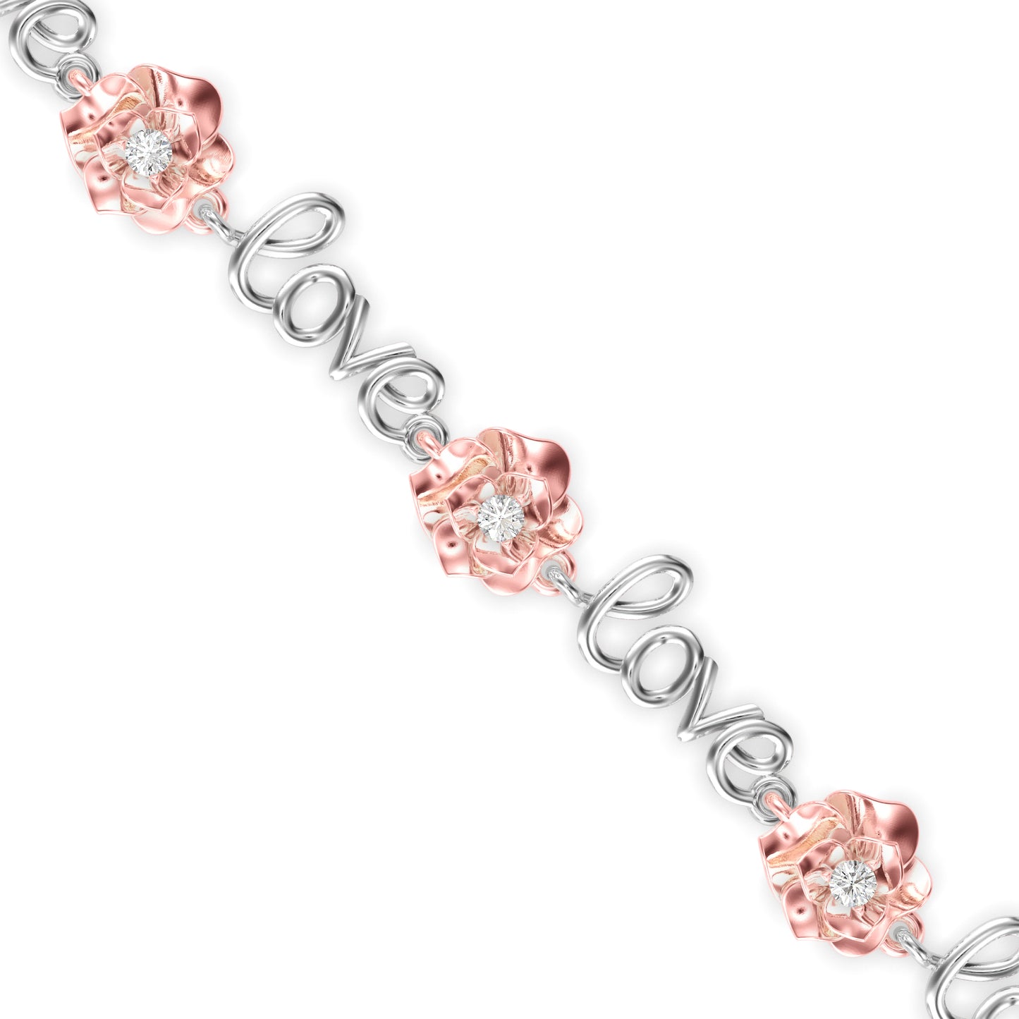 Magic Blossoms Of Love Diamond Bracelet
