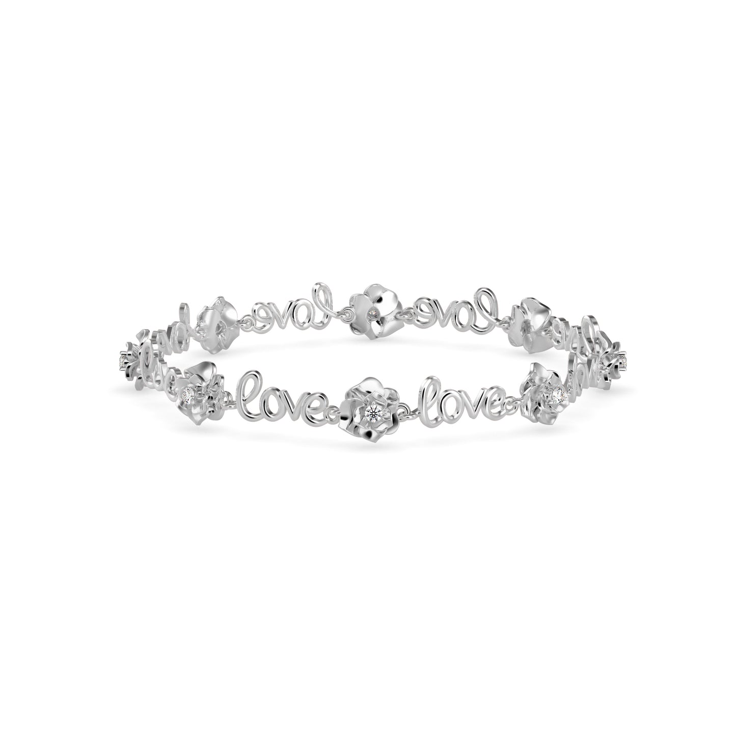 Magic Blossoms Of Love Diamond Bracelet