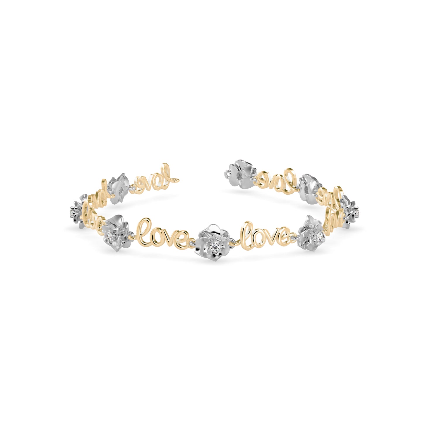 Magic Blossoms Of Love Diamond Bracelet