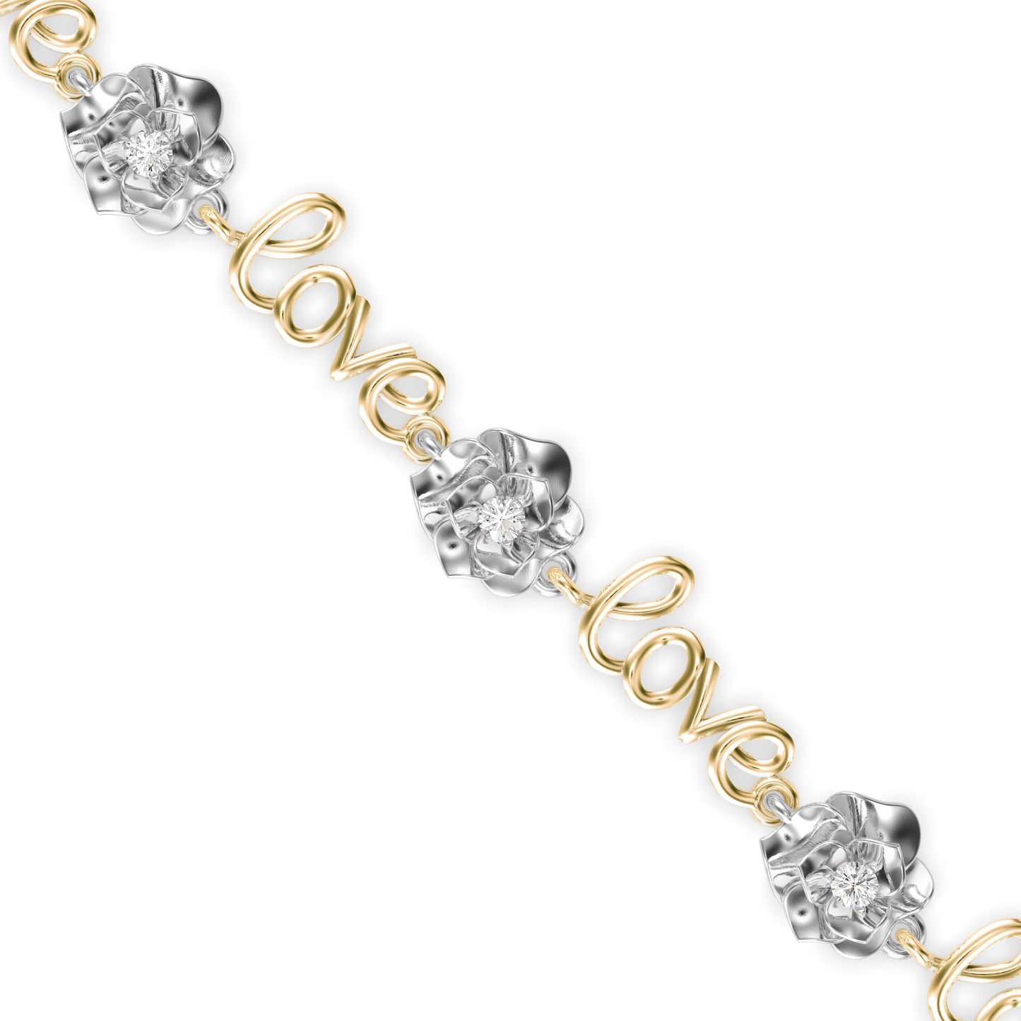 Magic Blossoms Of Love Diamond Bracelet